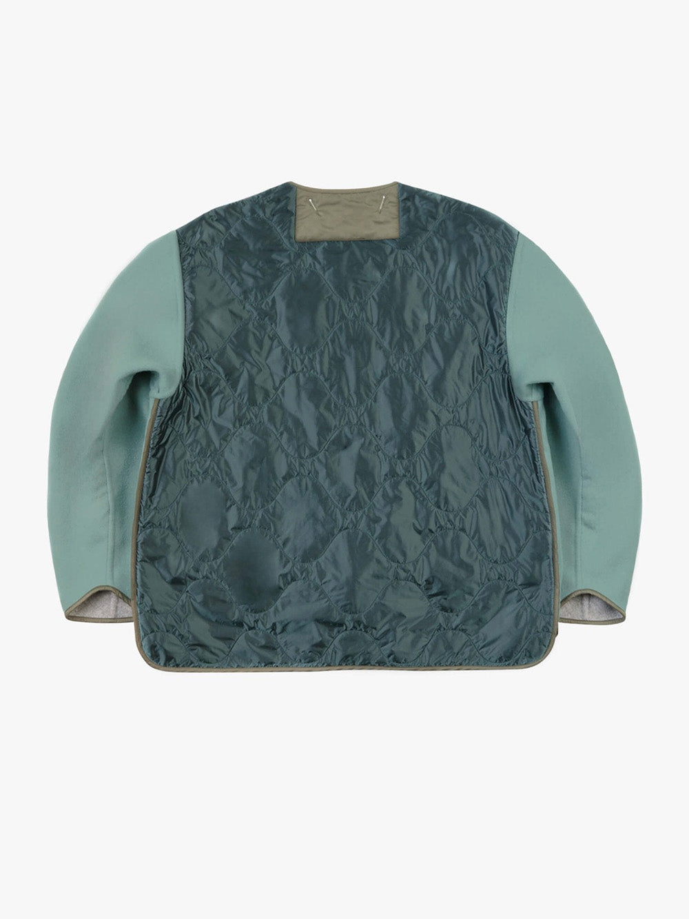 CABAN EN LAINE MINERAL GREEN & PALE SAGE