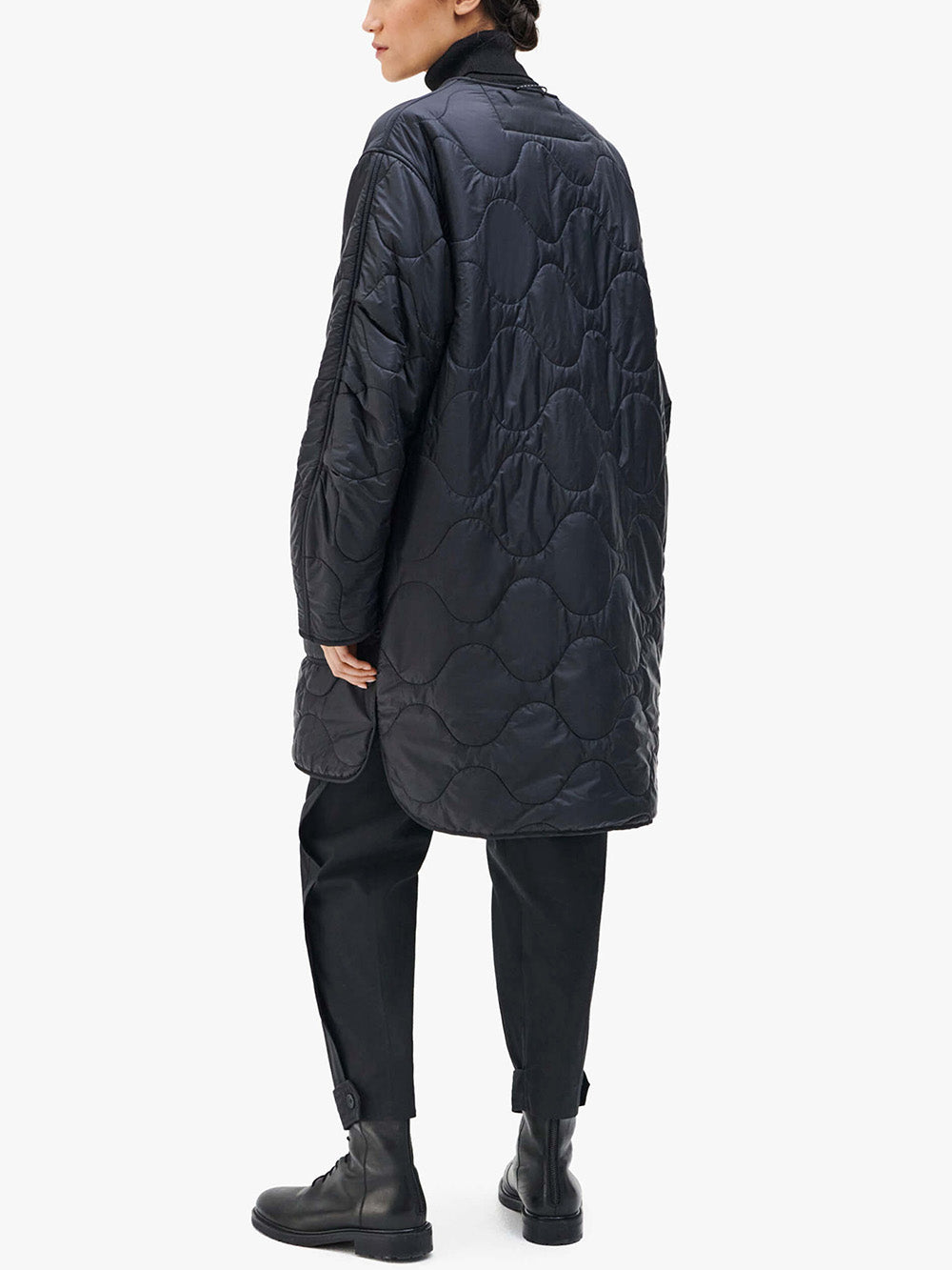 VESTE WOOL QUILT NAVY