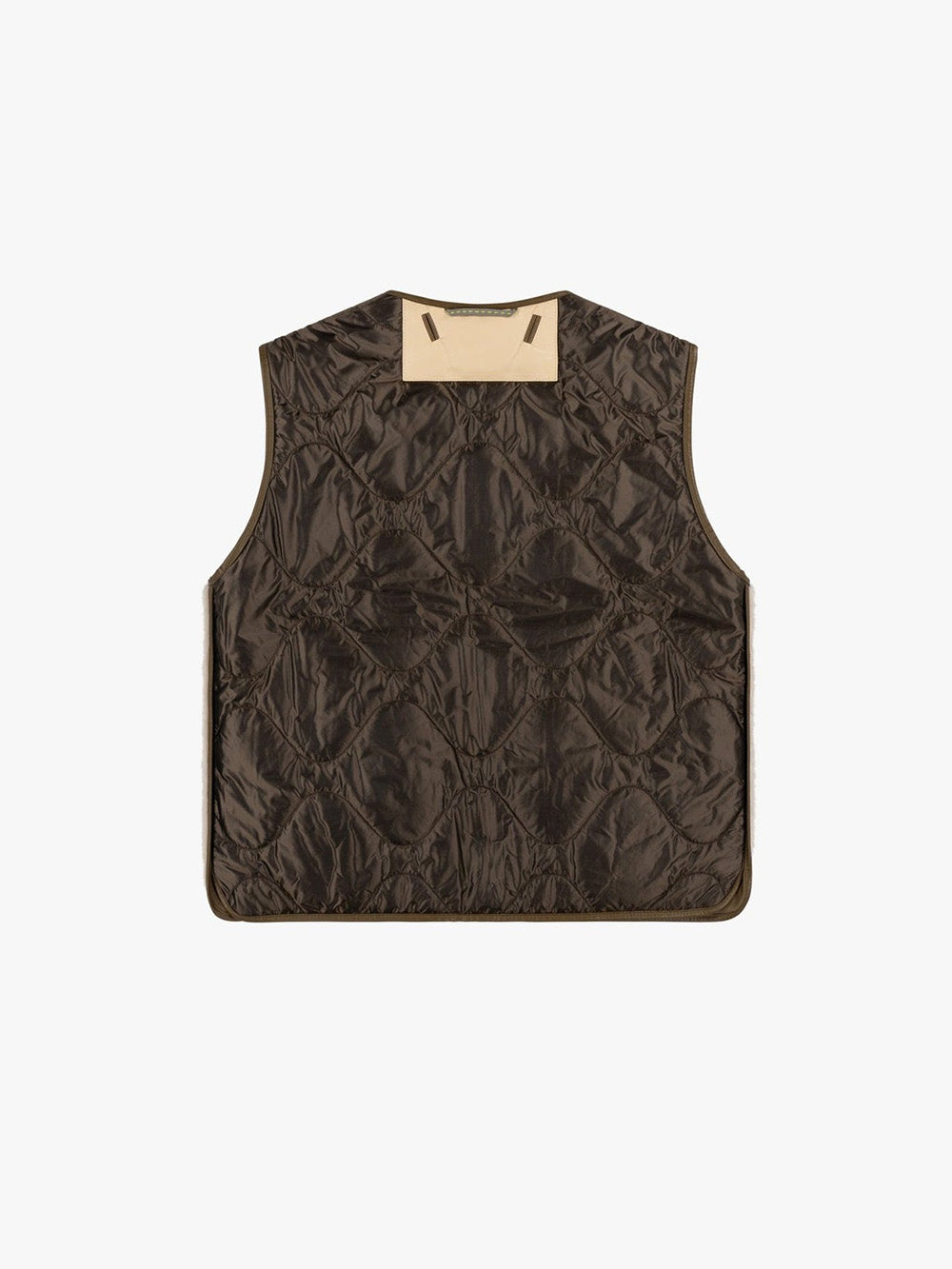 CROPPED AVIATOR VEST MOSS BLUSH