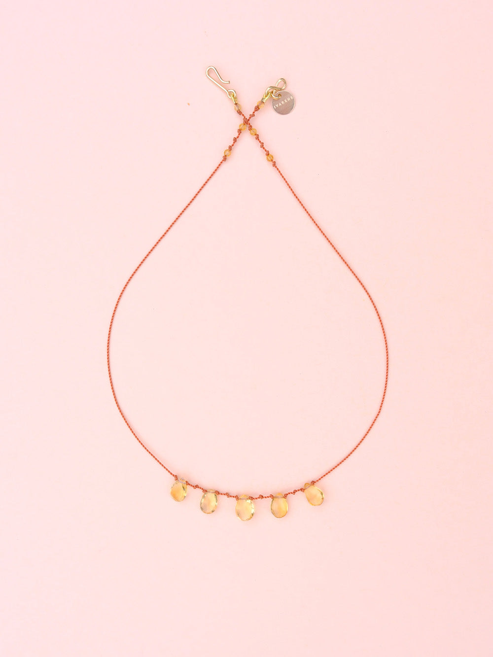 COLLIER 5 GOUTTES CITRINE