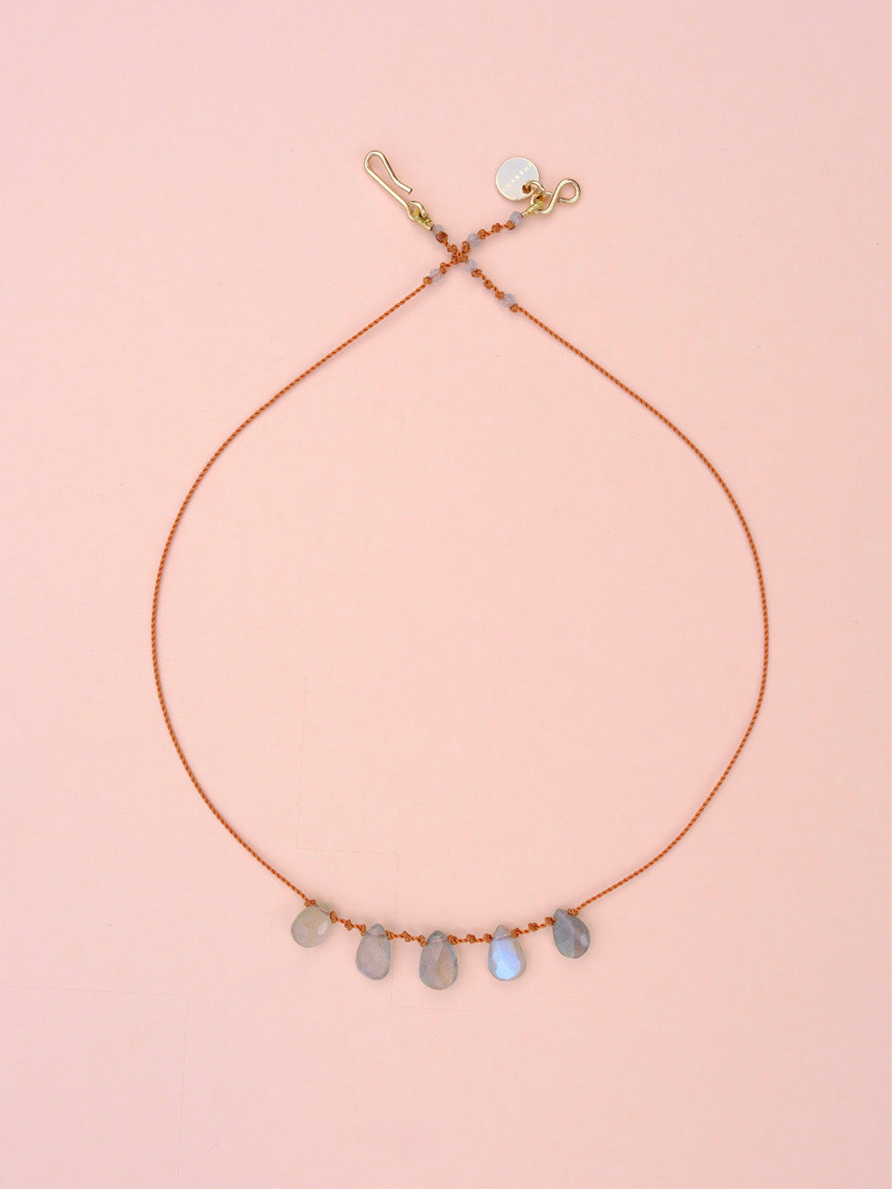 COLLIER 5 GOUTTES LABRADORITE