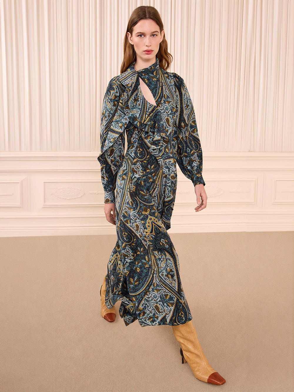ROBE SABRINA PRUSSIAN