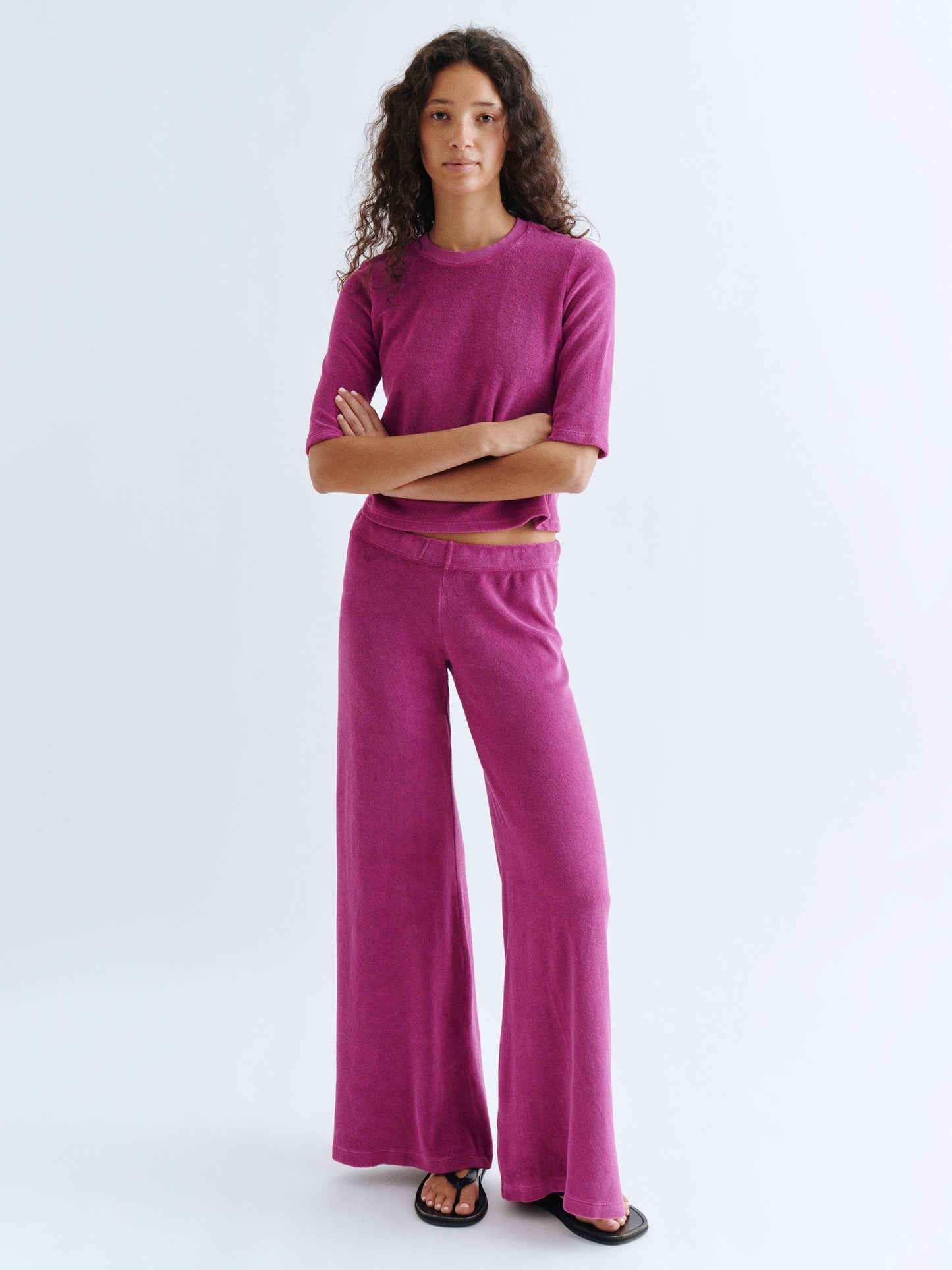 PANTALON ZEPHYRA FLARE MAGENTA
