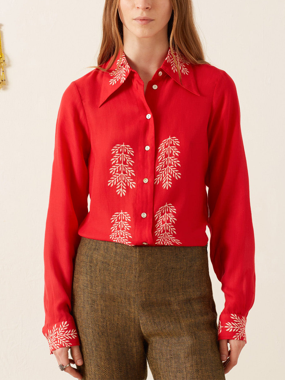 DOLLY RED CHERRY SHIRT