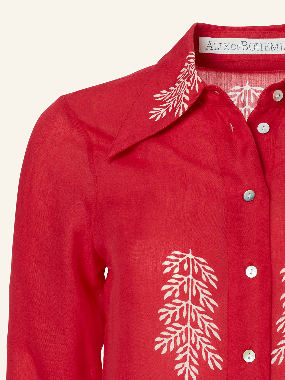 DOLLY RED CHERRY SHIRT