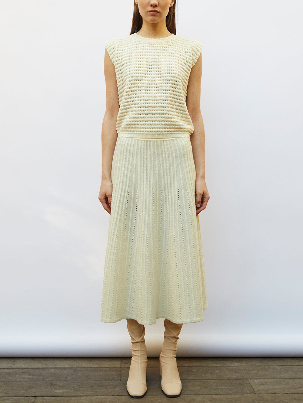 BAMBI NATURAL KNITTED TOP