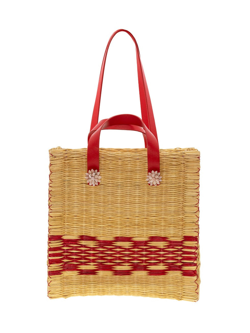RED CHACHA TOTE BAG