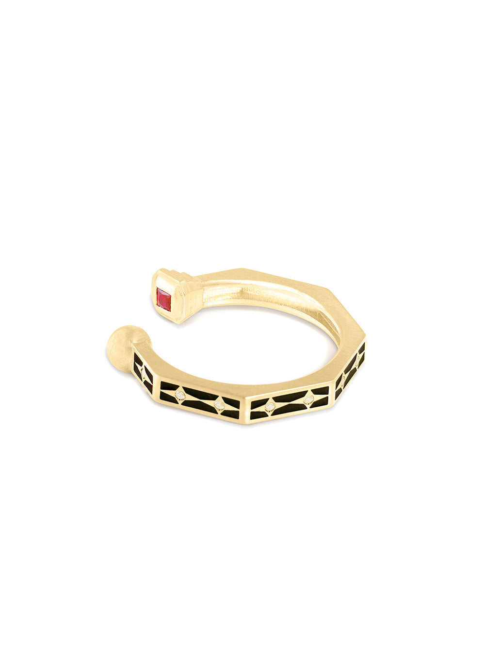8 PHALANX STELLAR RUBY RING