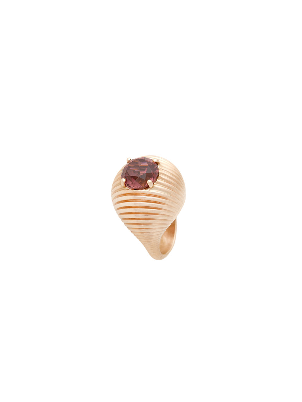 AURA RING WITH PINK TOURMALINE FINGER