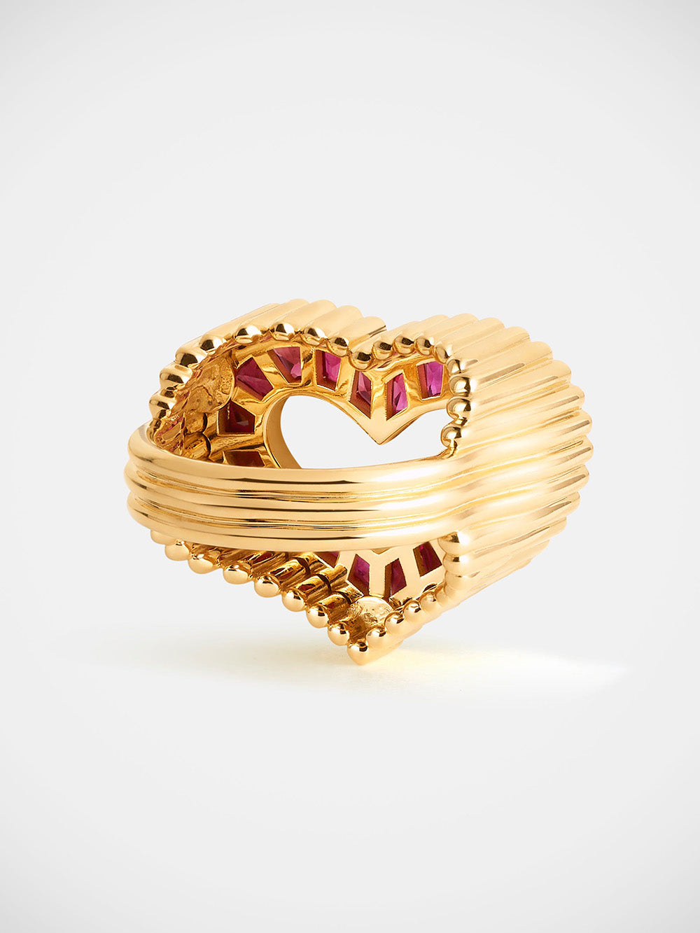 LOVE DIAMONDS & RUBY RING