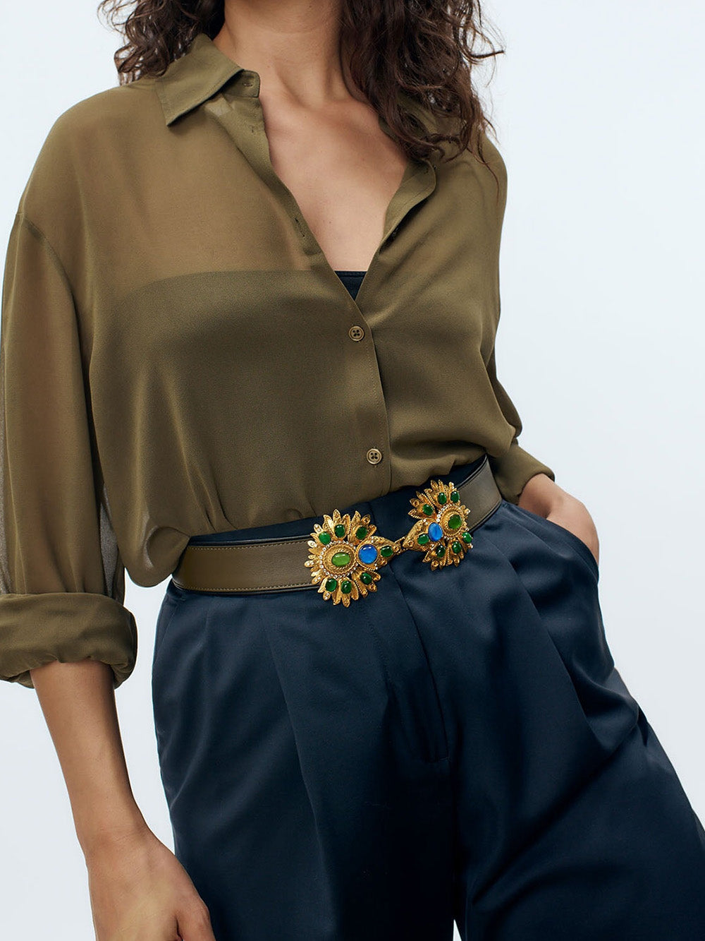 DESERT BELT PINK KHAKI