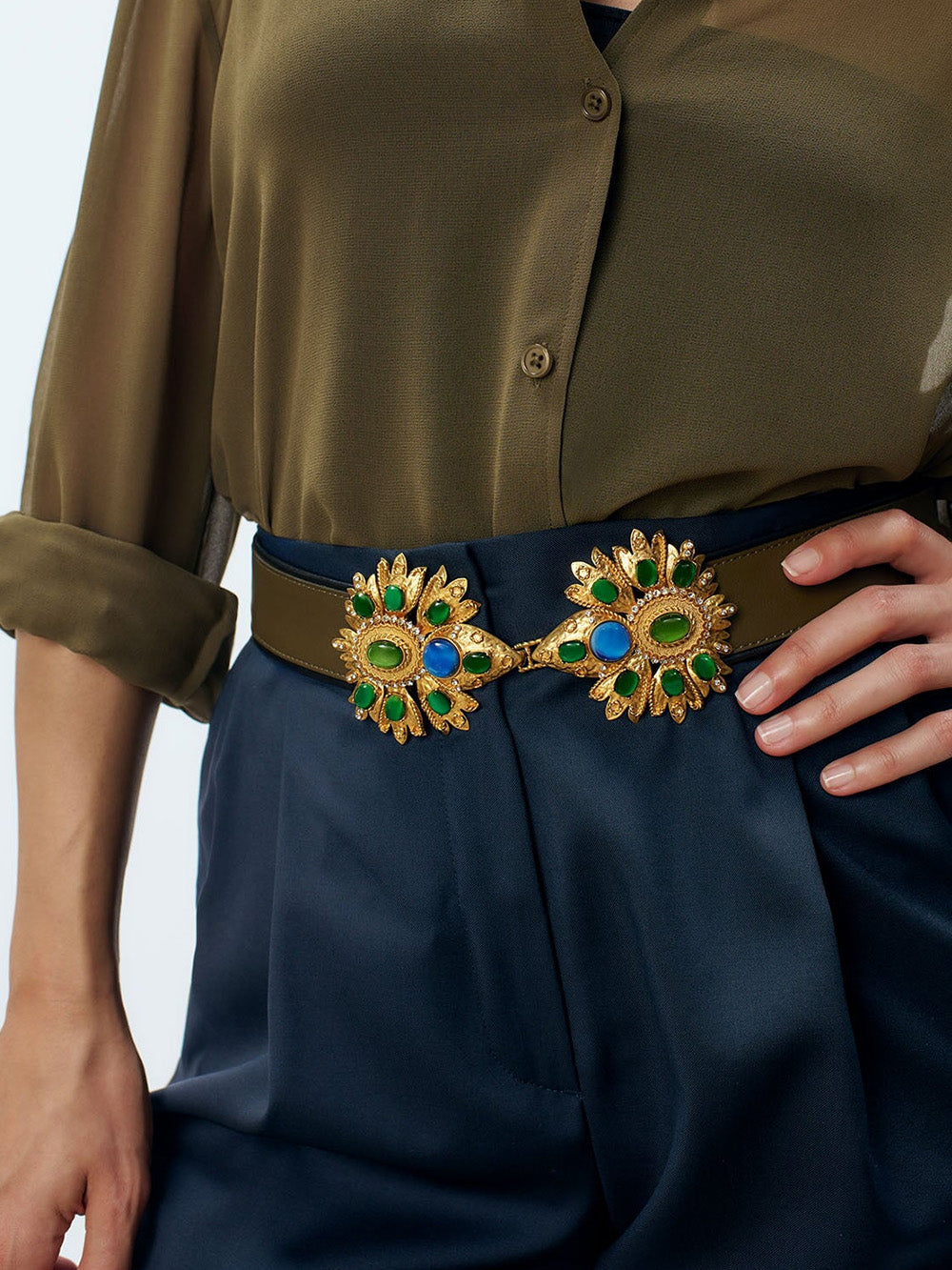 DESERT BELT PINK KHAKI