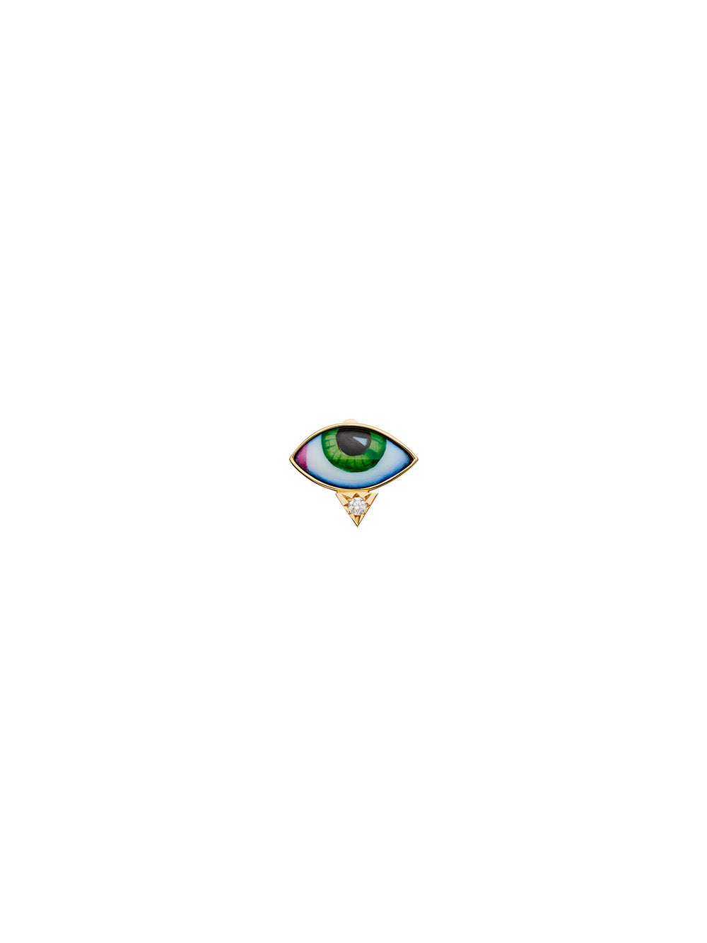 BOUCLE D'OREILLE PETIT VERT