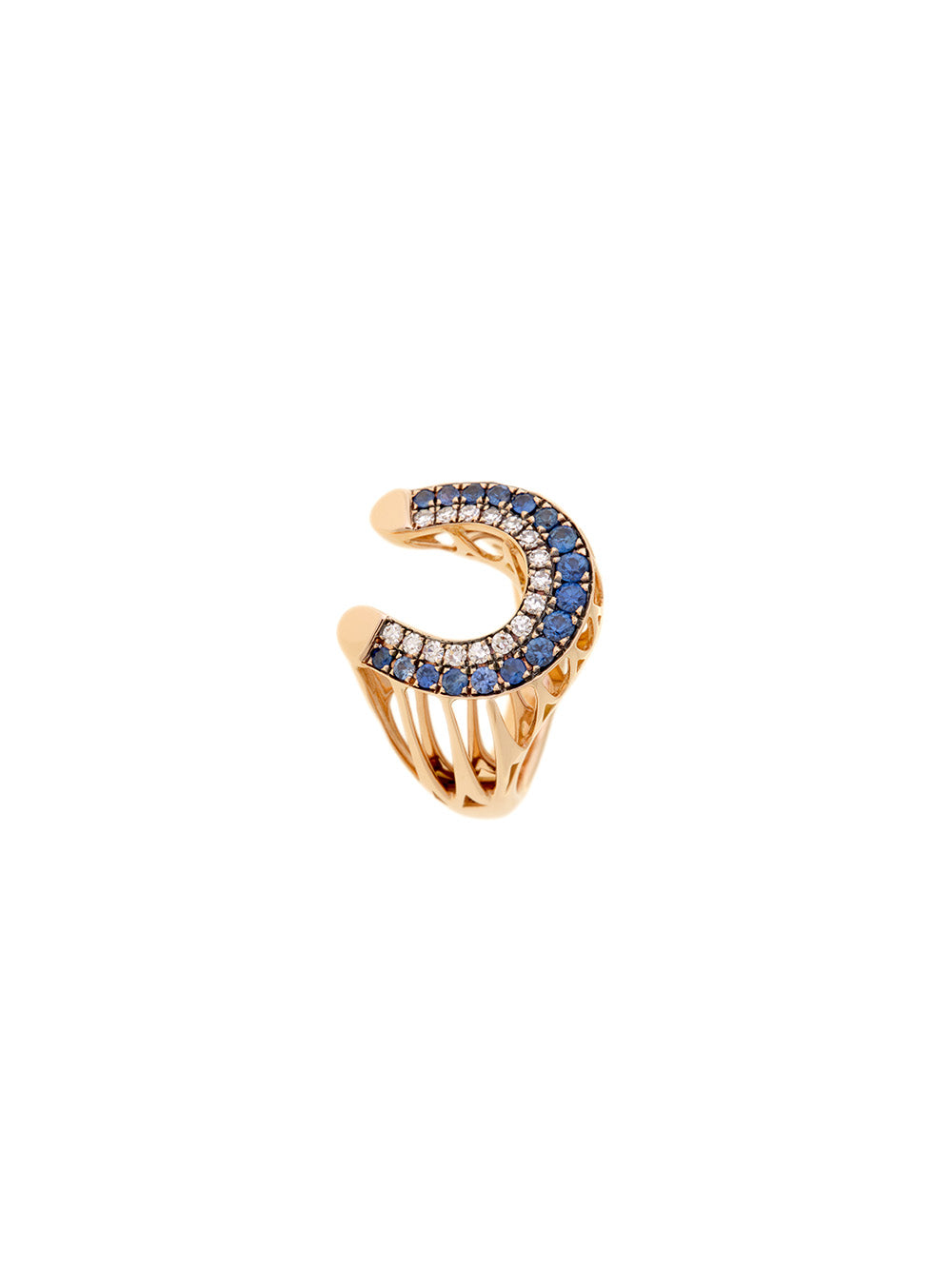 BAGUE FORTUNE SAPHIR BLEU