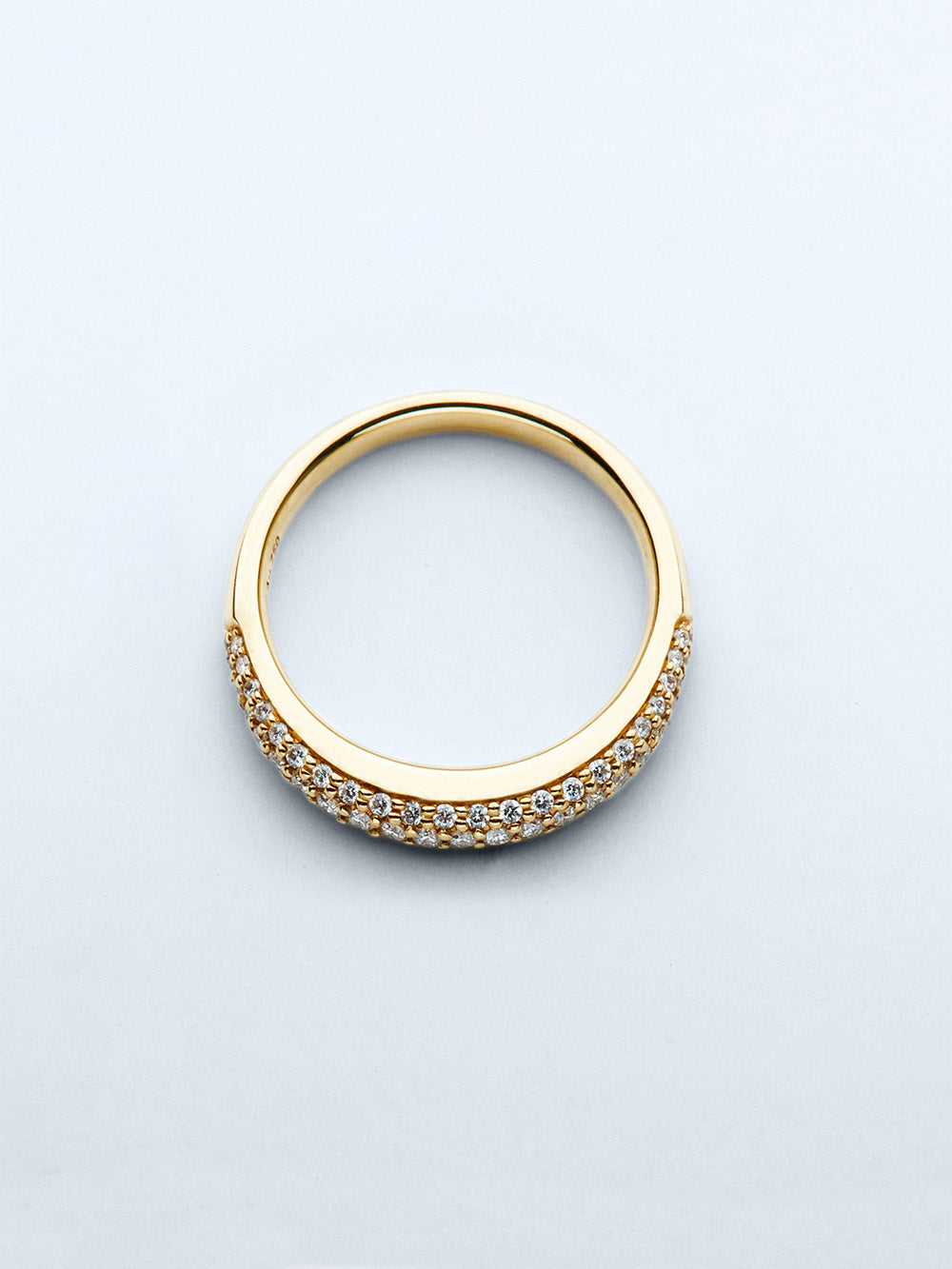 BAGUE BONCHE PAVÉ CHIQUITO