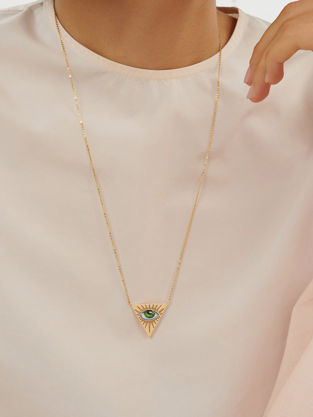 ISIDA LITTLE WORM NECKLACE OJ14K