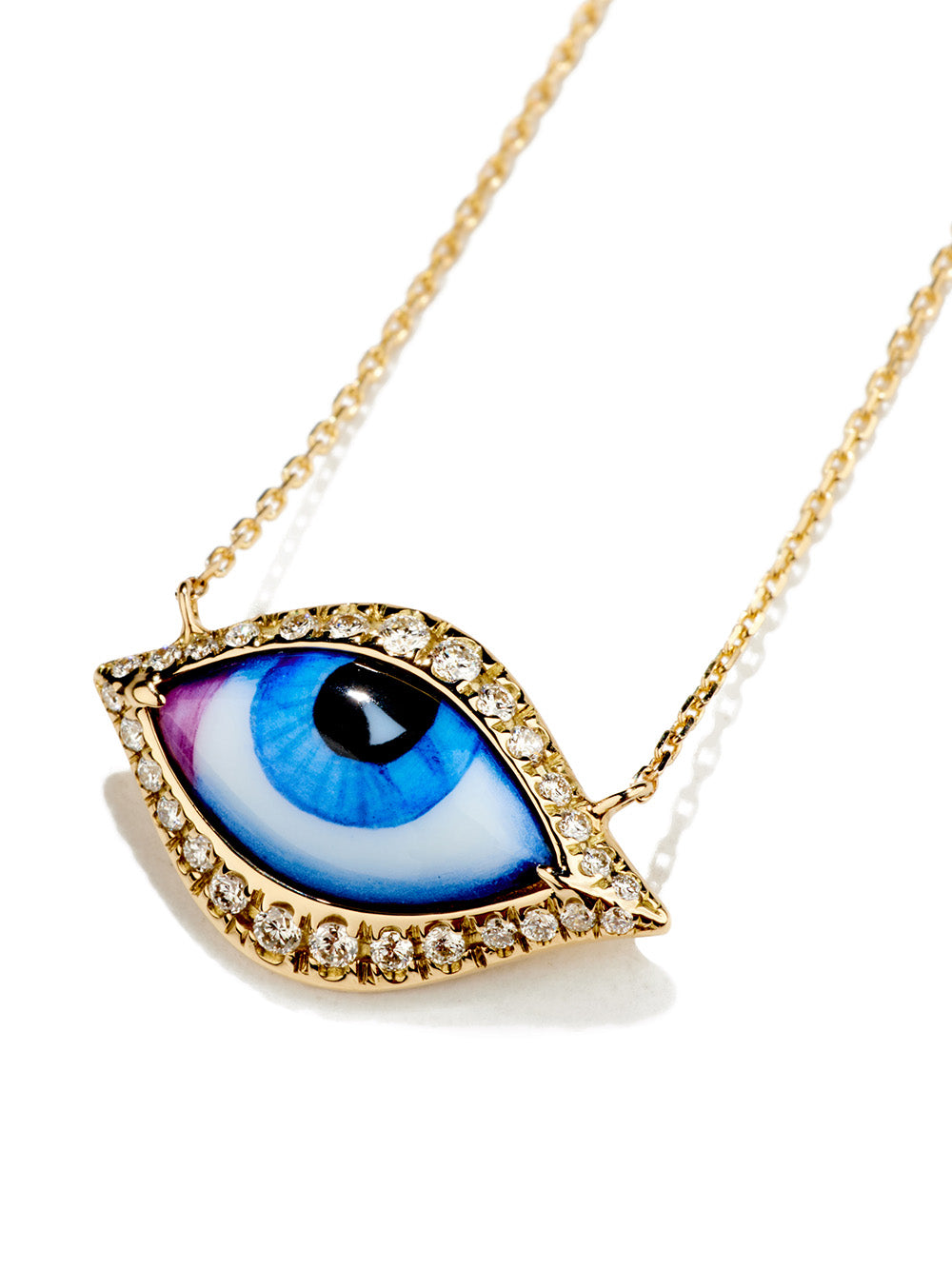 SMALL BLUE NECKLACE OJ14K