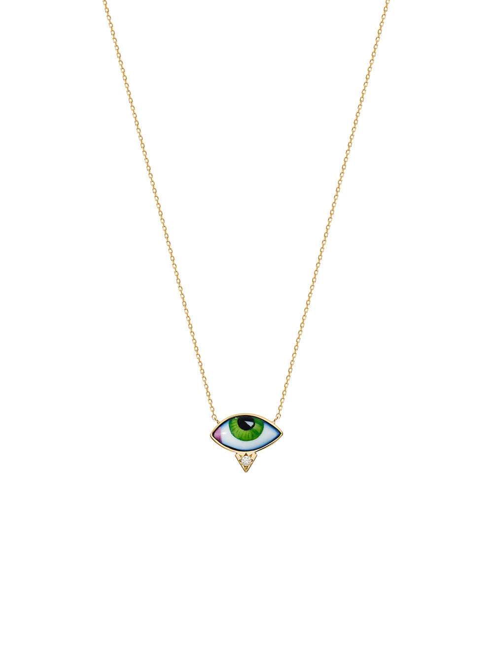 SMALL GREEN NECKLACE