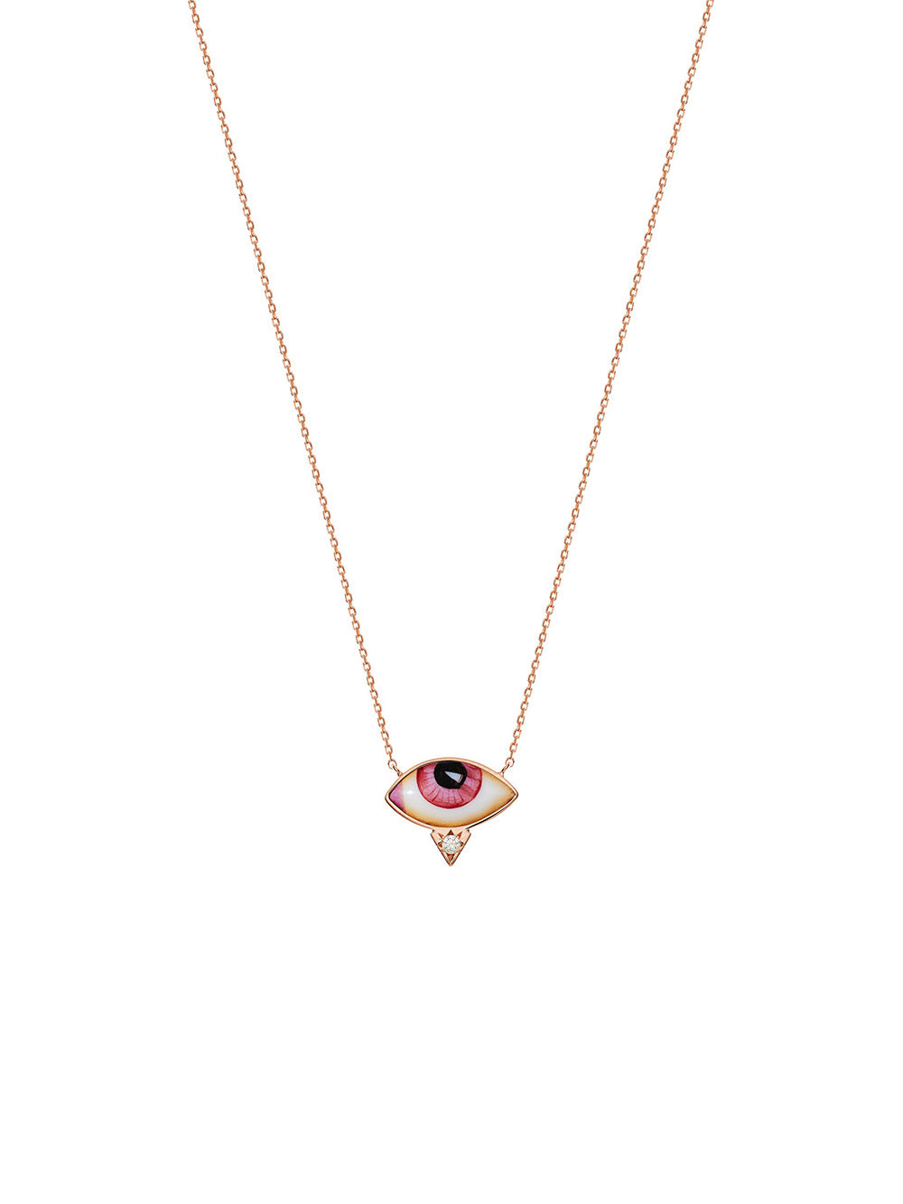 EYE LITTLE ROSE DIAMOND NECKLACE
