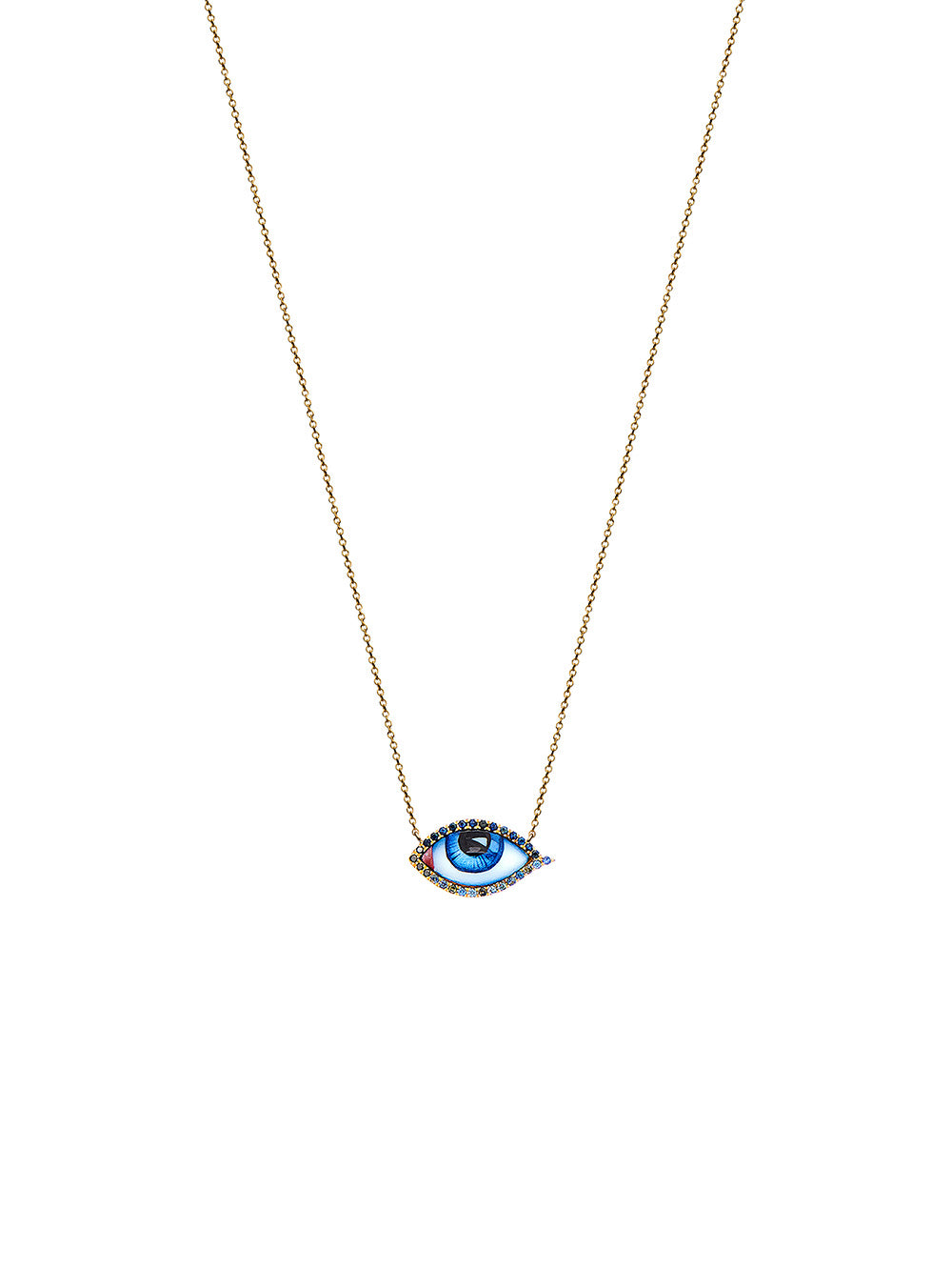 COLLIER PETIT BLEU DIAMANTS & SAPHIRS