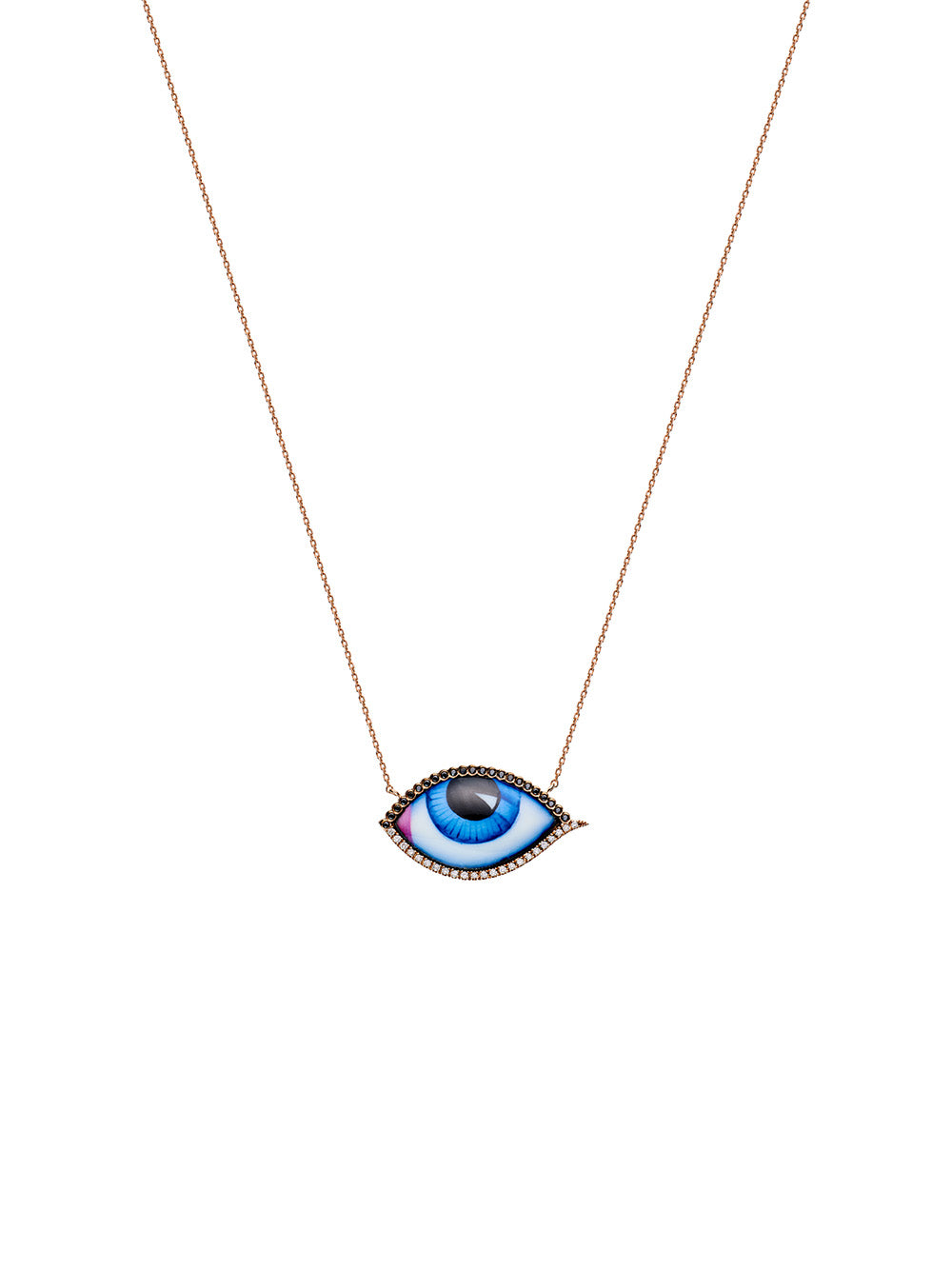 LARGE BLUE DIAMOND NECKLACE
