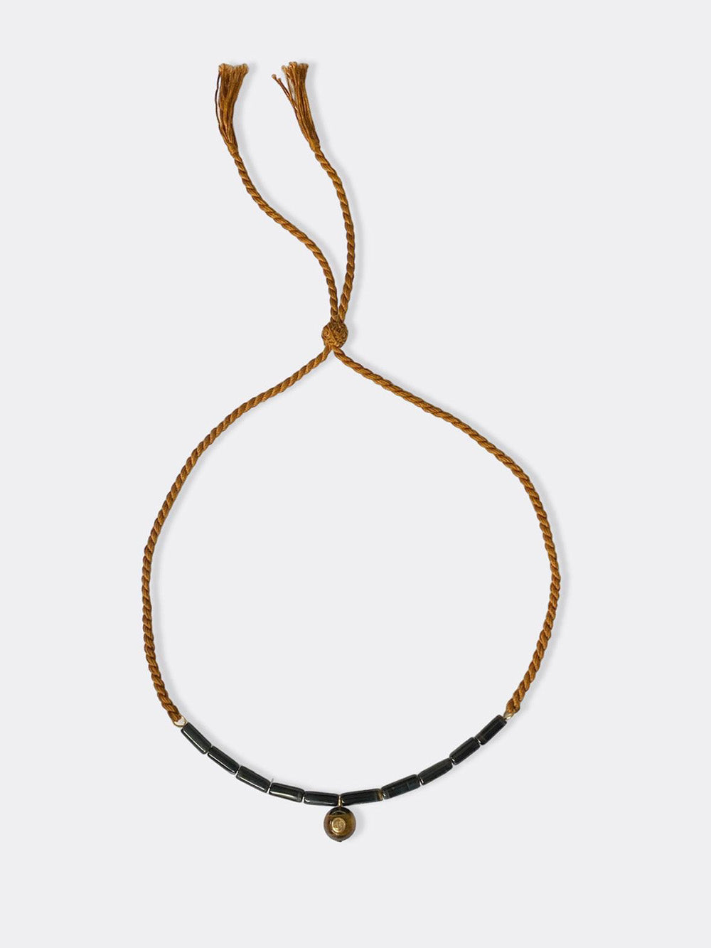 TIGER'S EYE NECKLACE WITH PENDANT