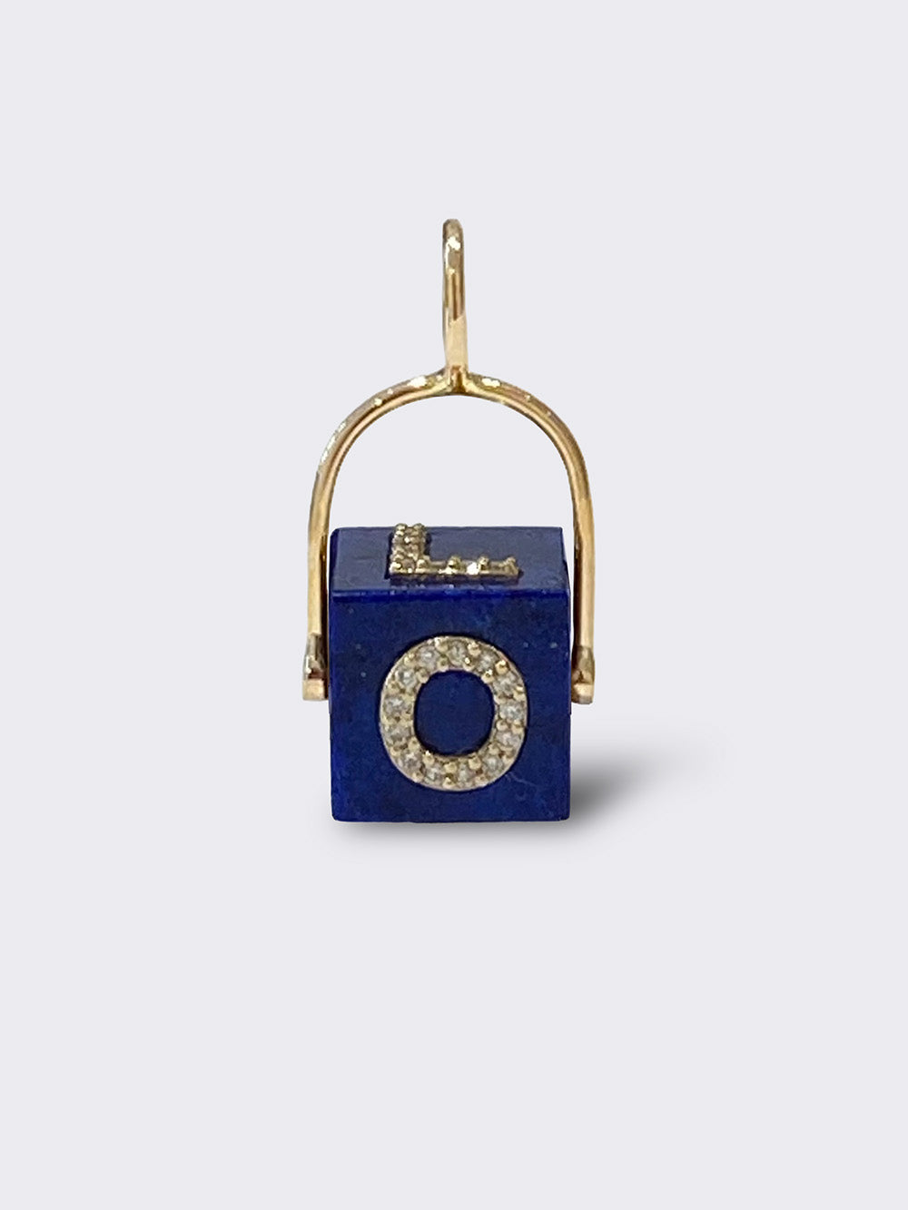 PENDENTIF CUBIX LOVE LAPIS