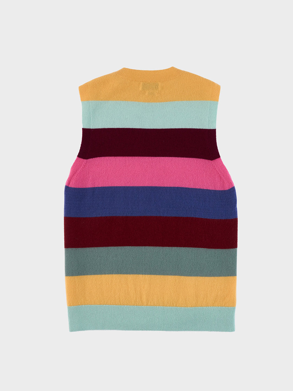 SLEEVELESS ROUND NECK SWEATER