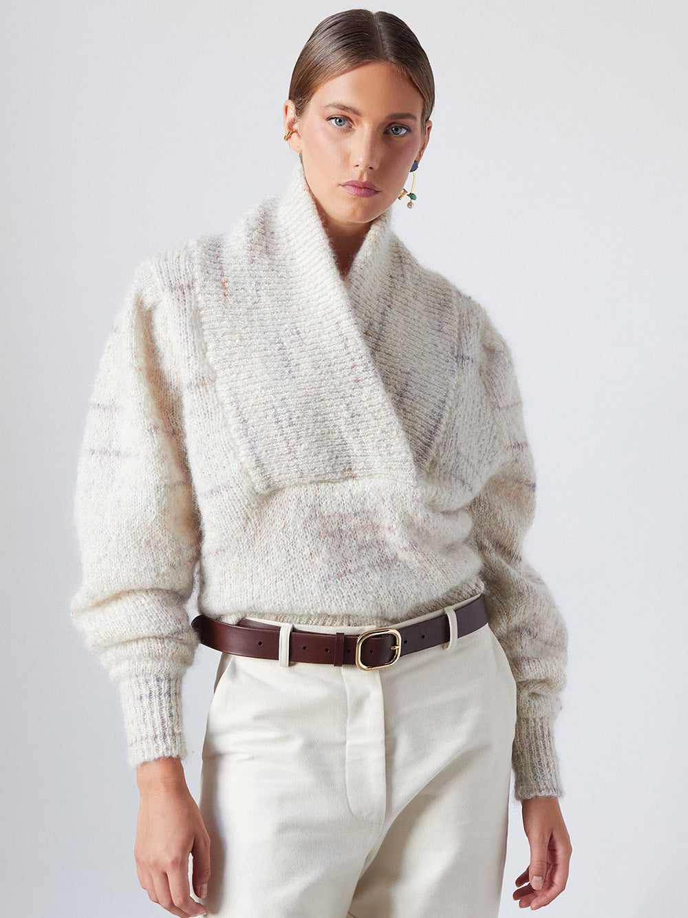 RONALD OAT MELANGE SWEATER