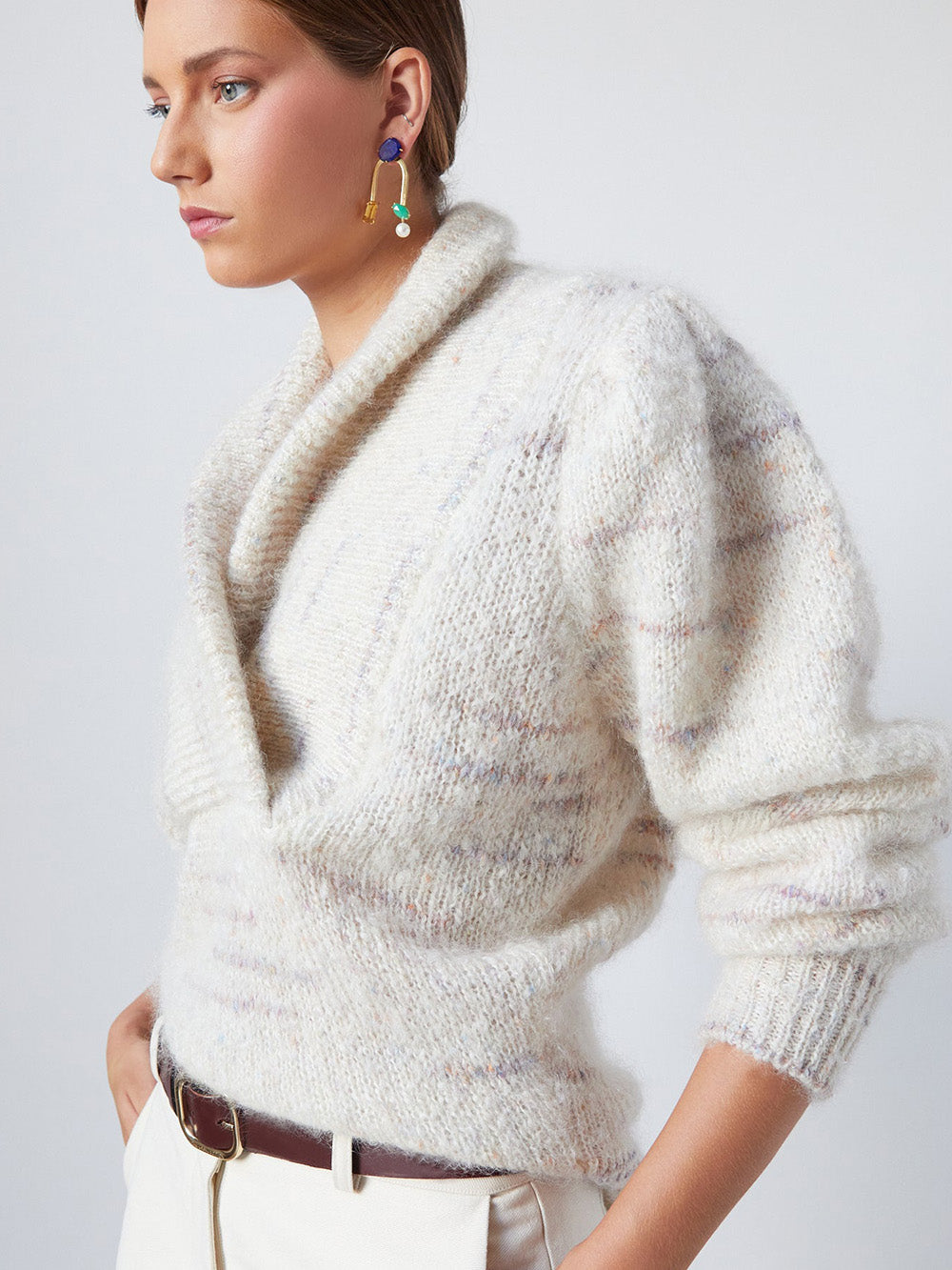 RONALD OAT MELANGE SWEATER