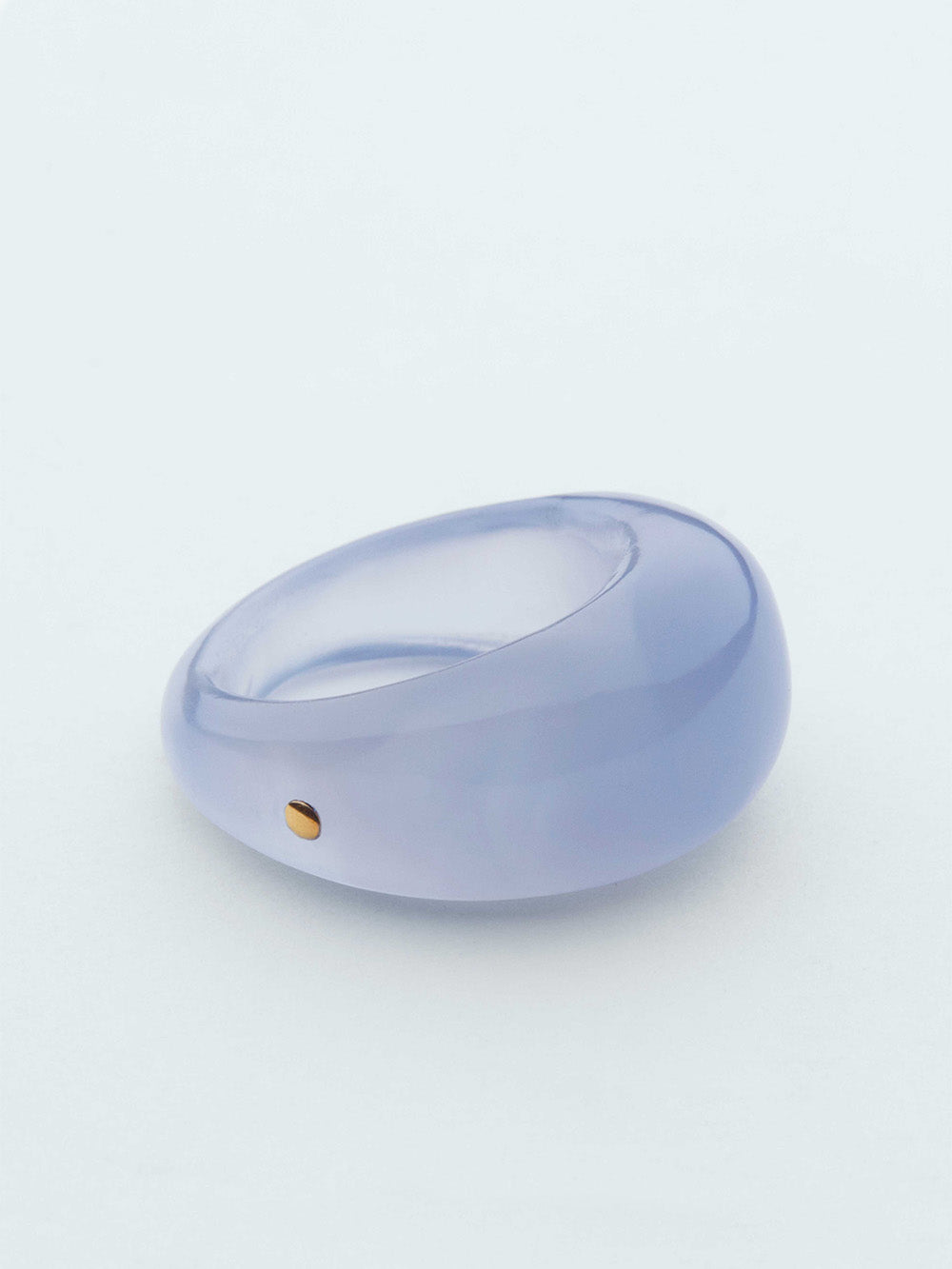 BAGUE EDUARDO STONE GRANDE CHALCÉDOINE