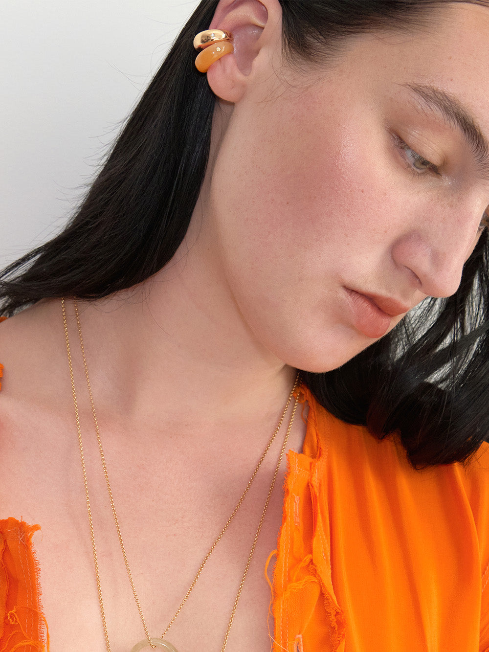 CRIOLLA CARNELIAN EAR CUFF