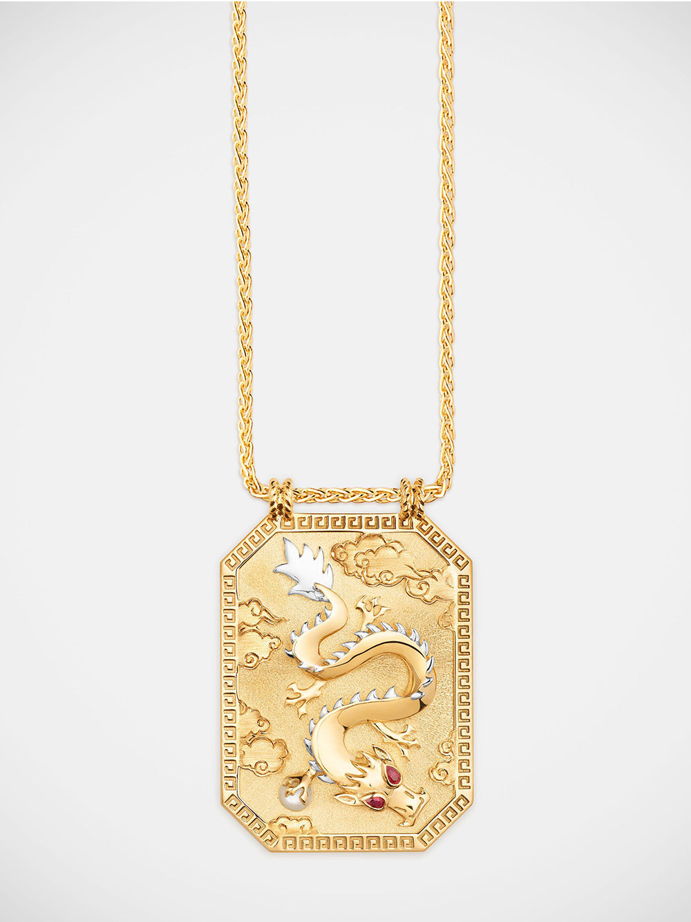 YELLOW GOLD DRAGON SCAPULAR