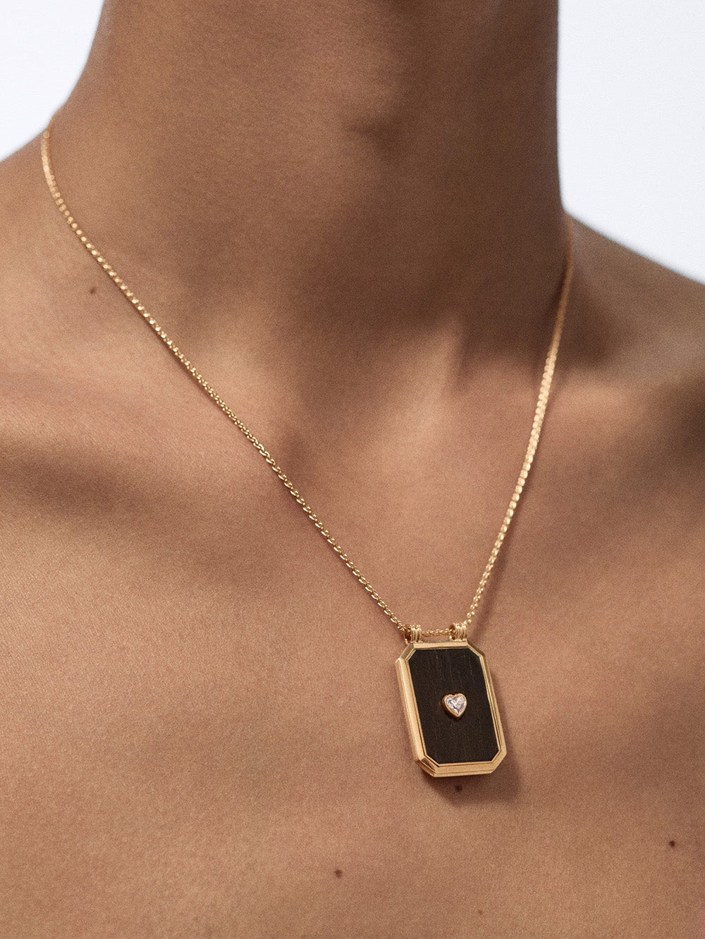 EBONY HEART SCAPULAR