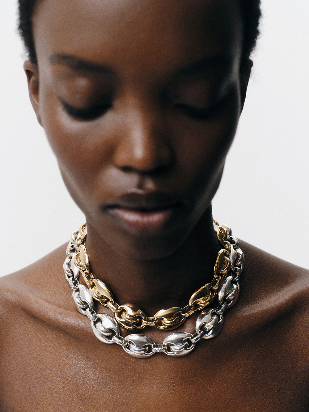 COLLIER COPHEA ARGENT