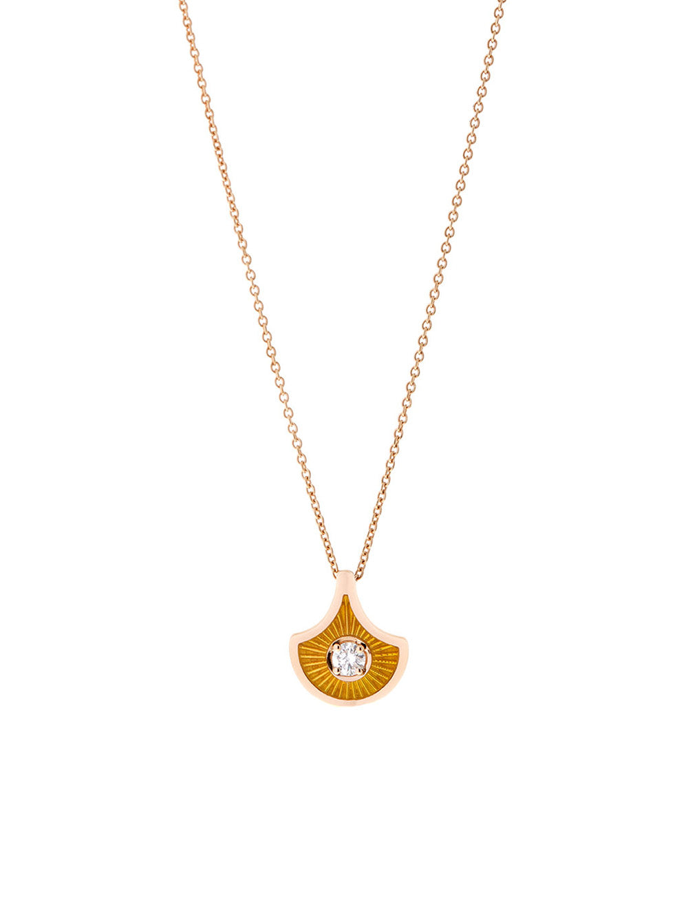 YELLOW FISH FOR LOVE NECKLACE