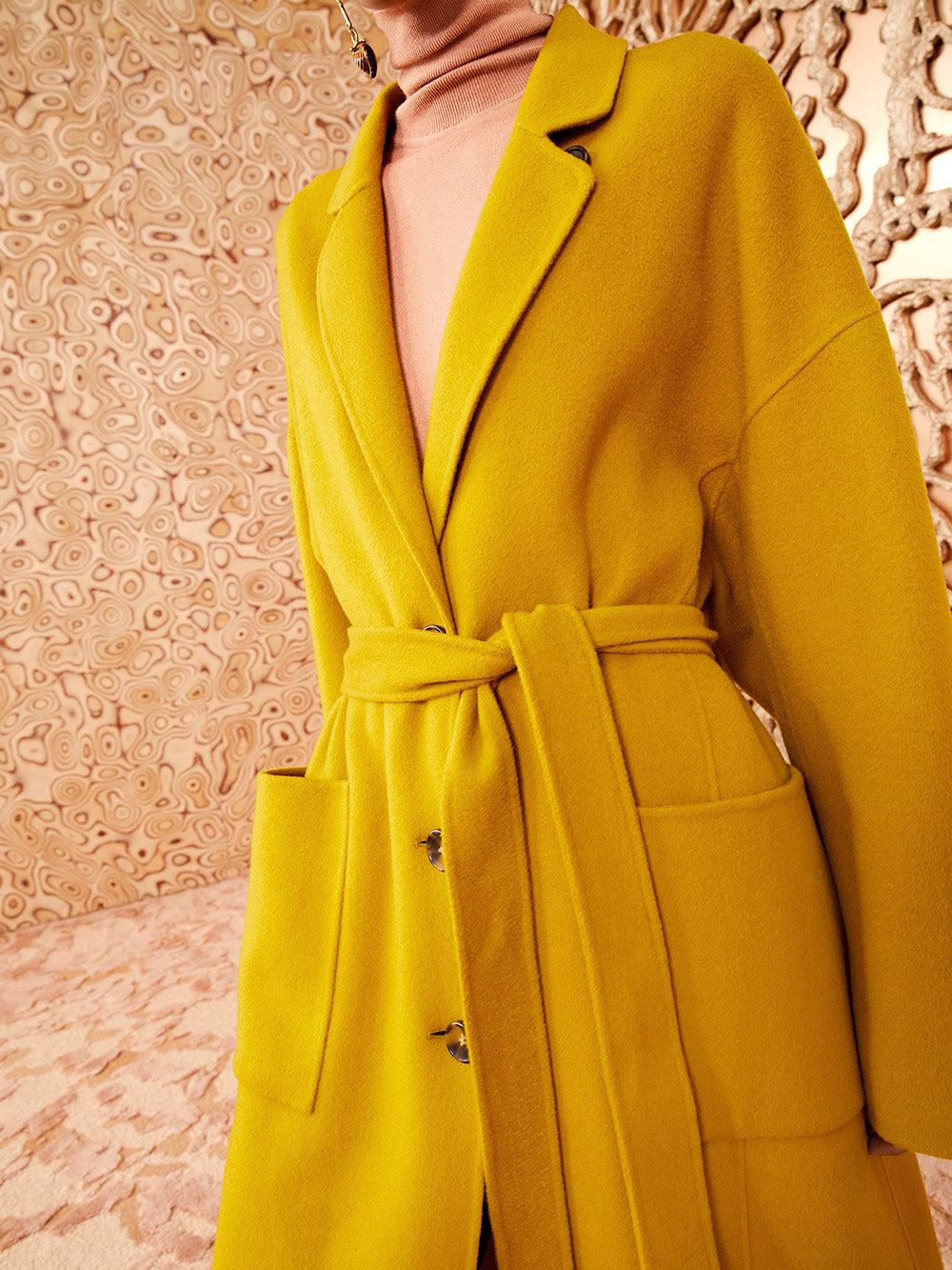 HARLOW TURMERIC COAT