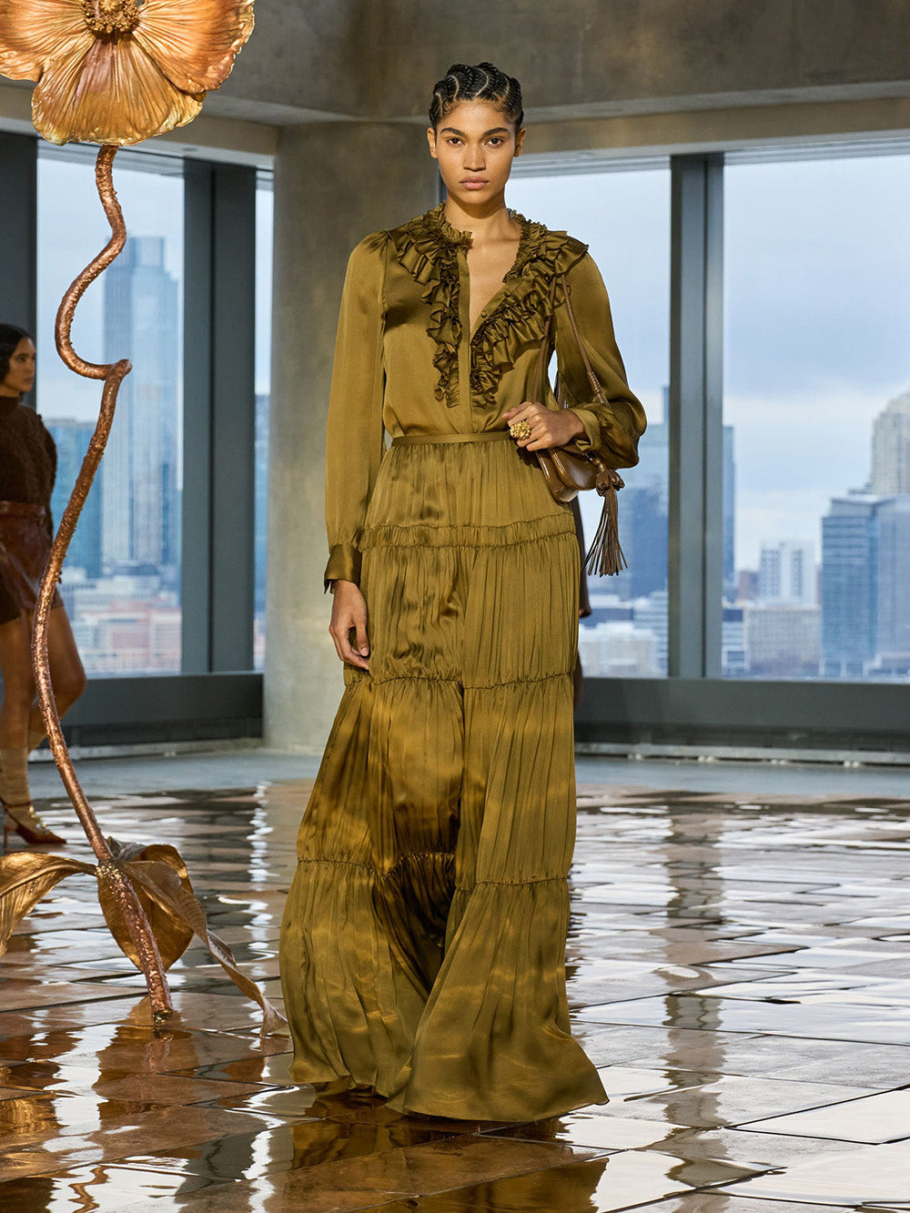 WILLOW RUFFLED ROUEN BLOUSE