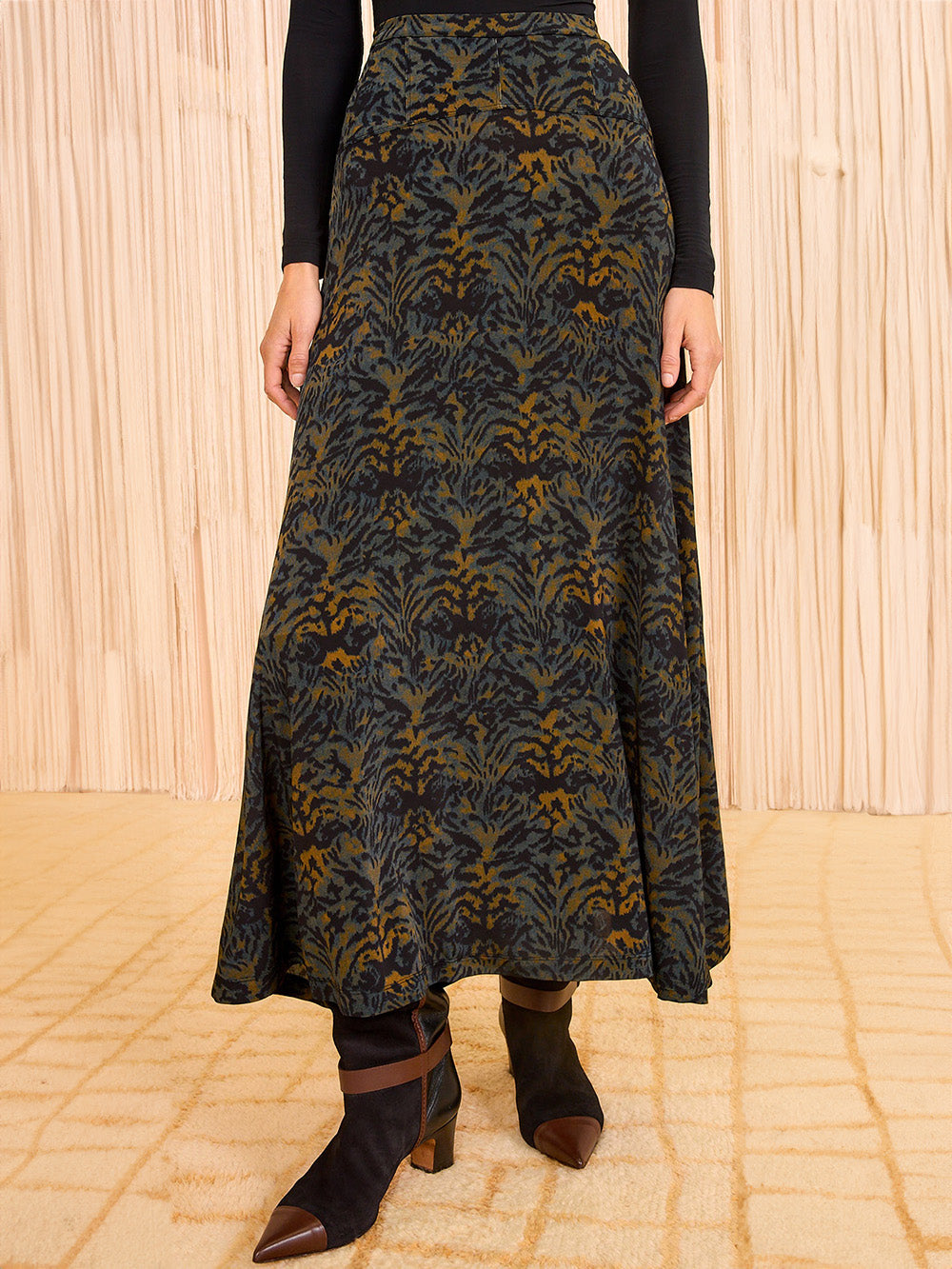 PAOLA DESERT MIDI SKIRT