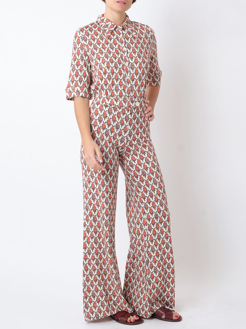 GIUDECCA SUN RED TROUSERS