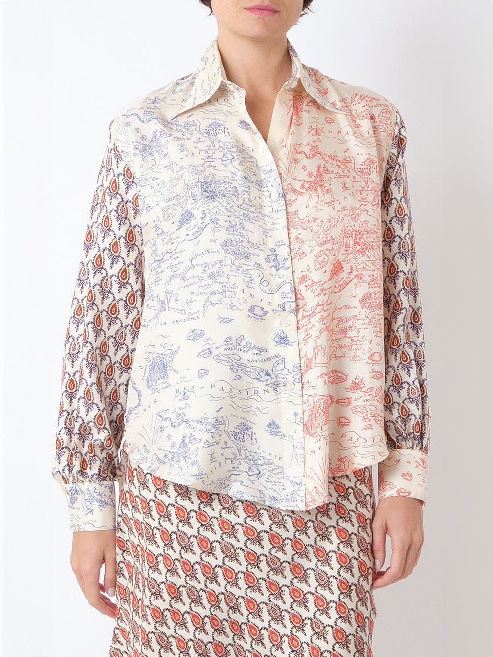 BROOKS MARINE CHART SHIRT