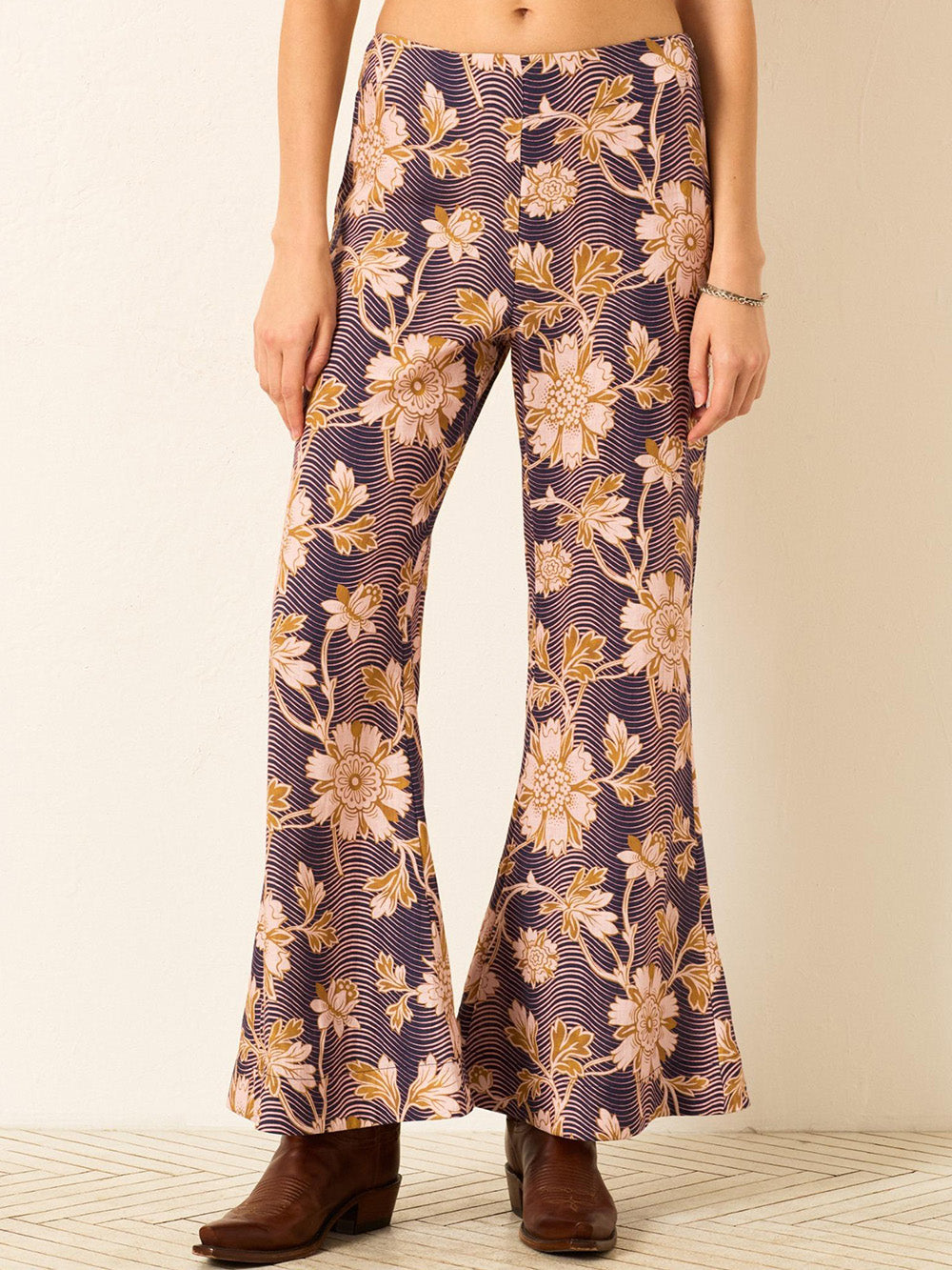 FARAH WAVY ZINNIA PANTS