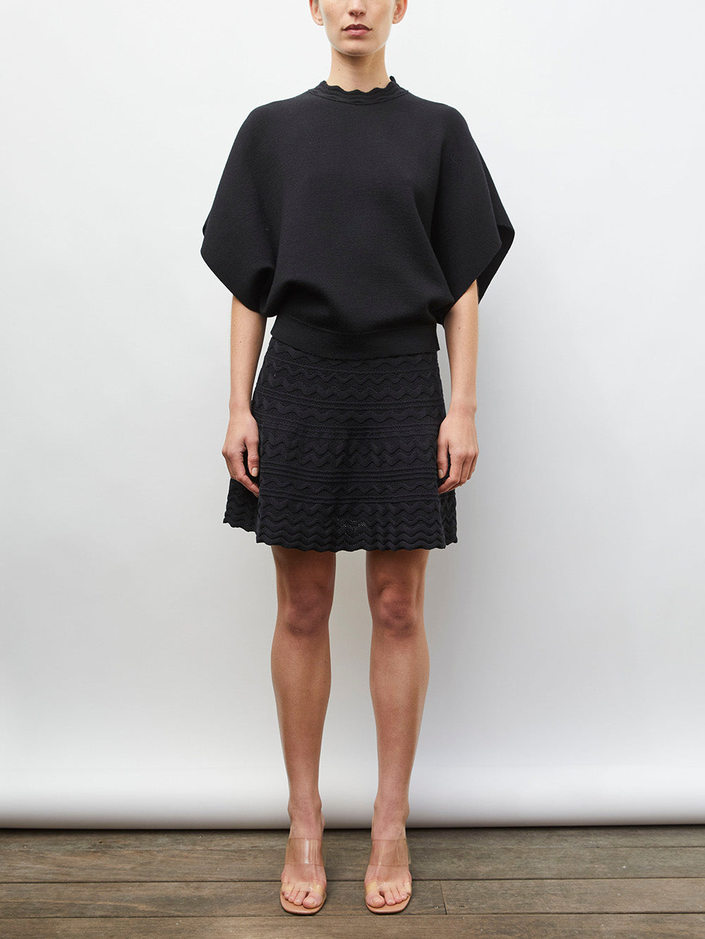 FIVA DEEP BLACK SKIRT