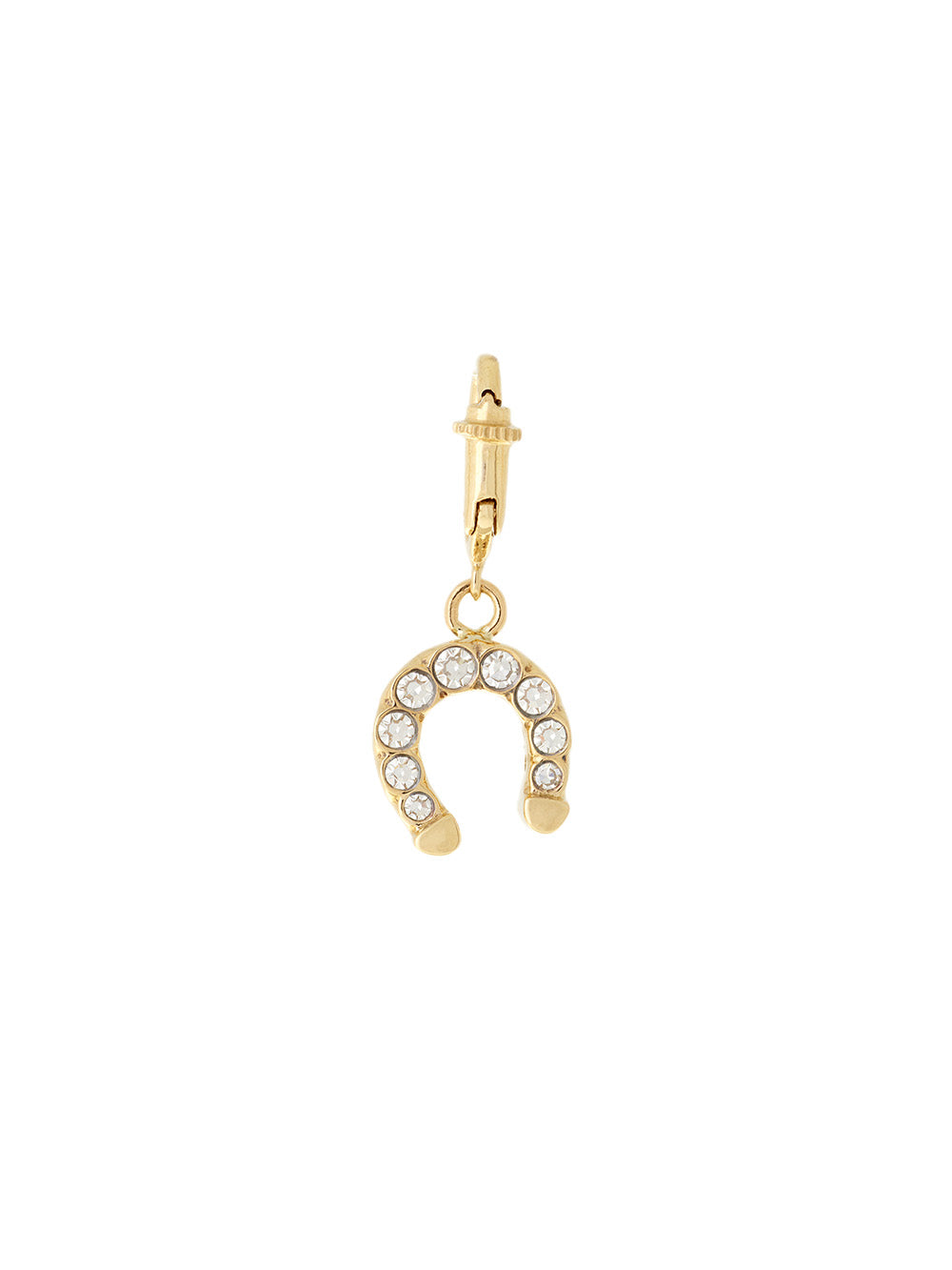 YELLOW GOLD AND DIAMOND HORSESHOE CHARM