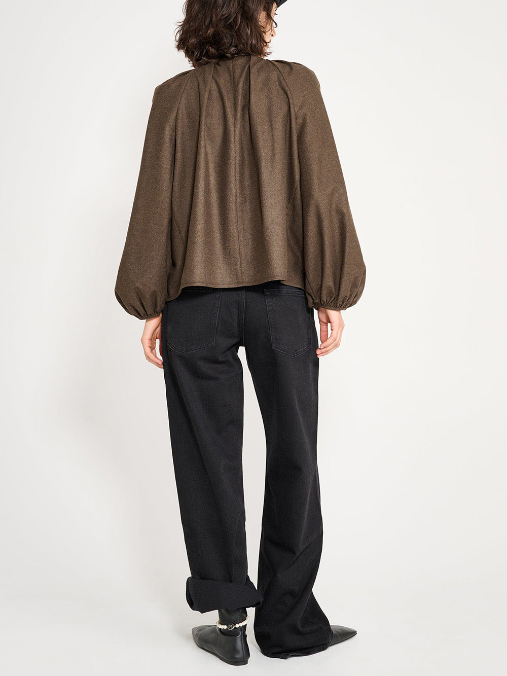 GRAND BAZAAR CHOCOLATE BLOUSE