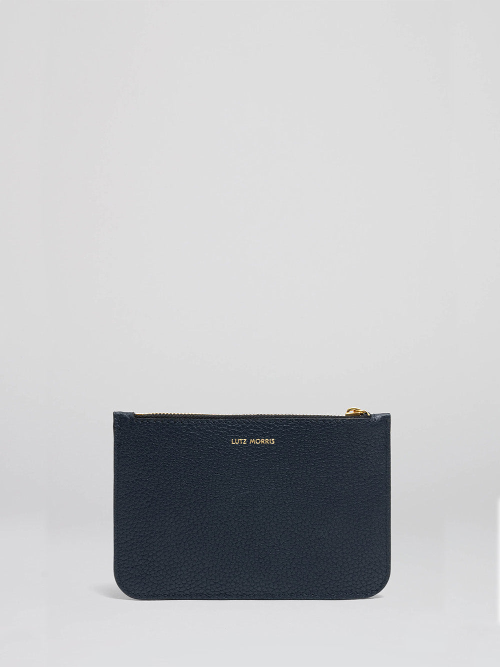 NASH NAVY BRANDON CROCO CARD HOLDER