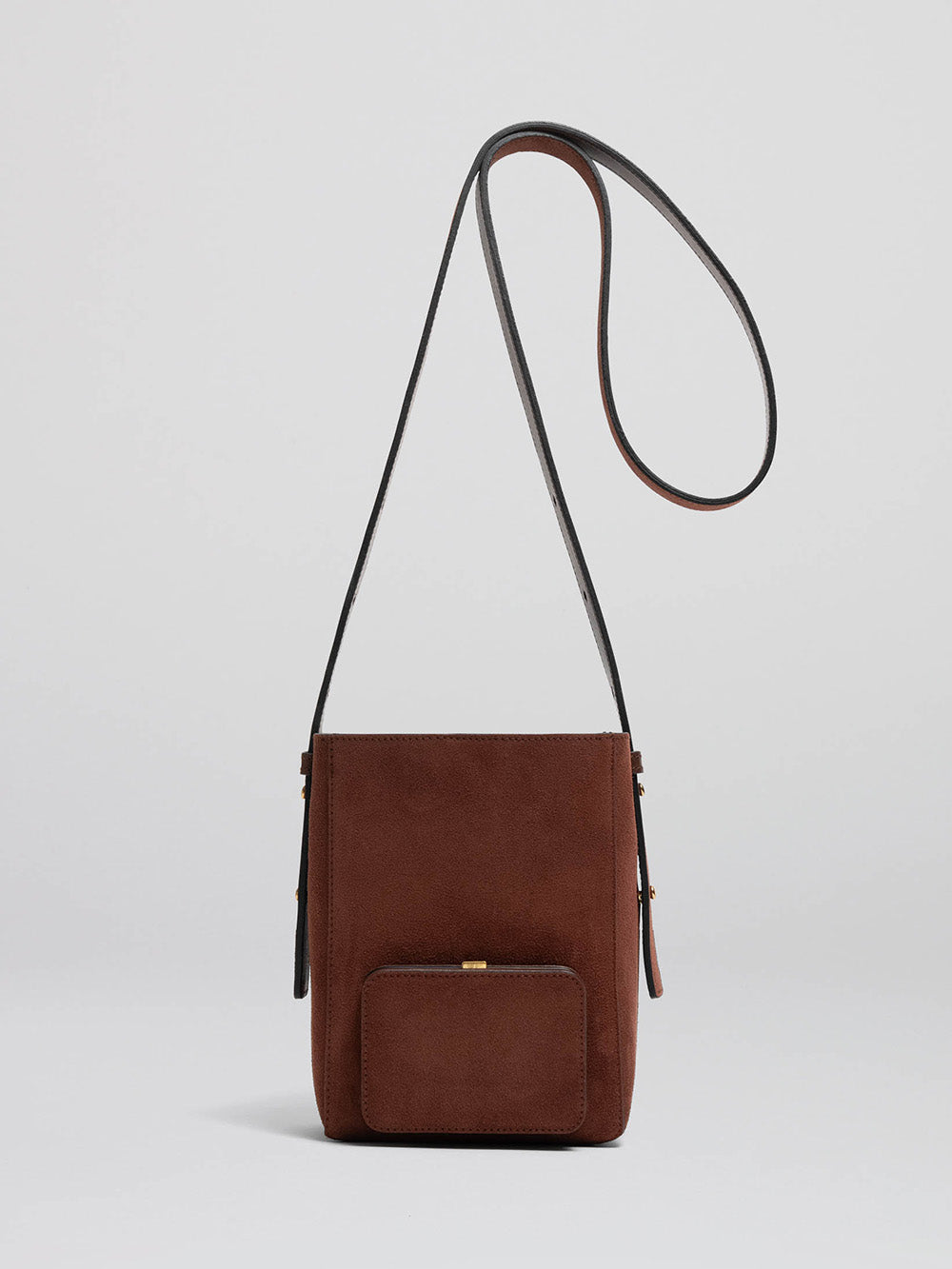 PARKER S BROWN SUEDE BAG