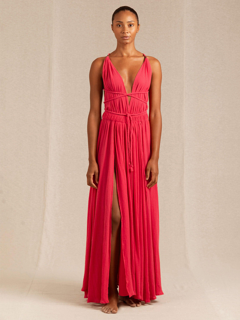 ROBE HERA GAUZE VIRTUAL PINK