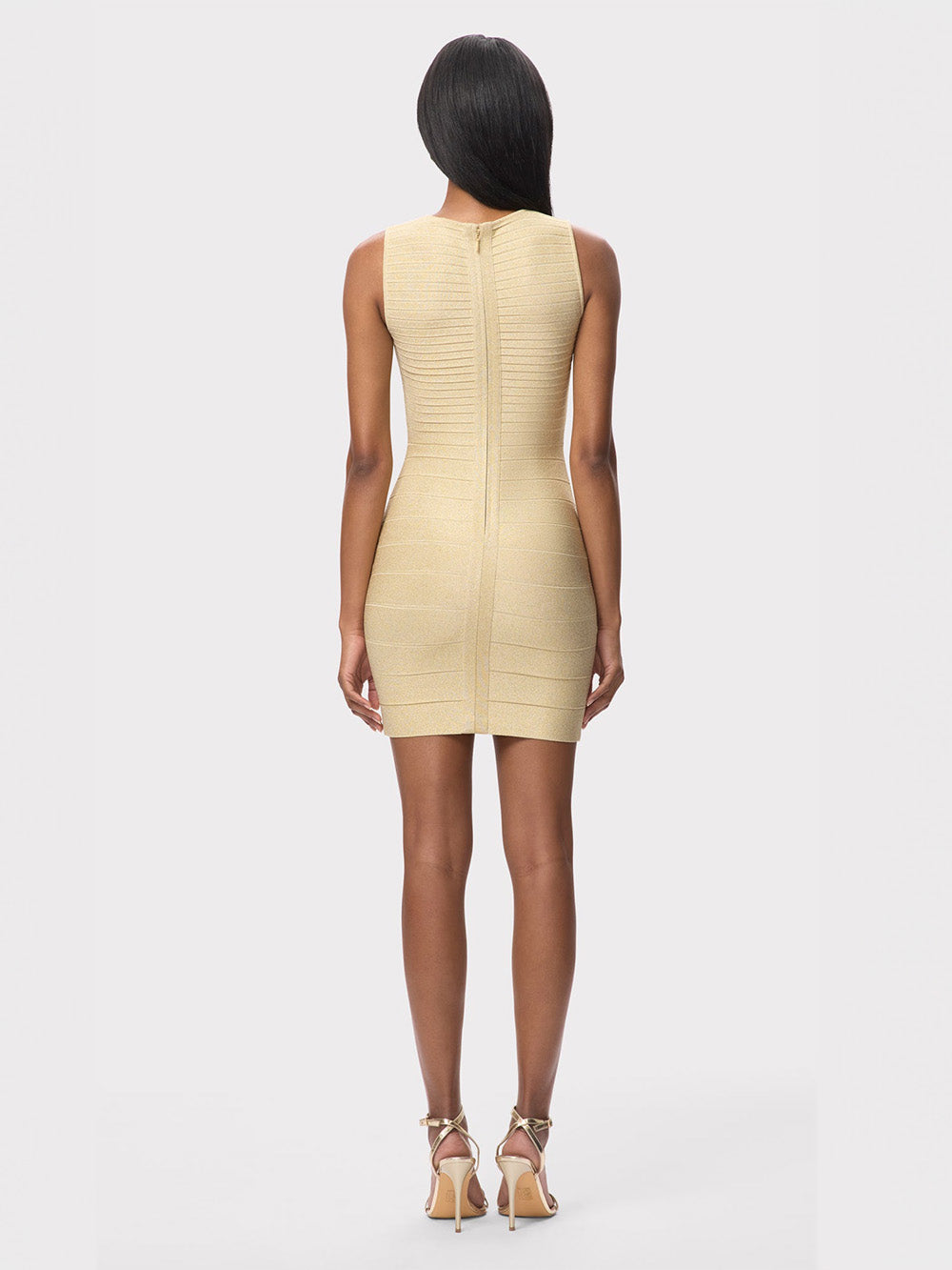 ROBE MIRABEL METALLIC GOLD