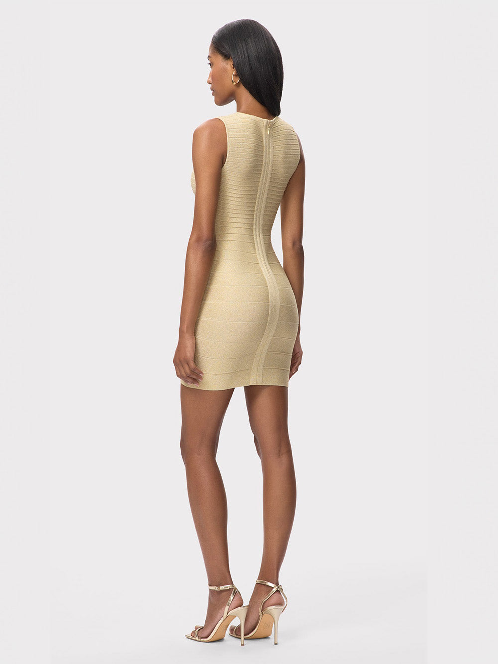 ROBE MIRABEL METALLIC GOLD